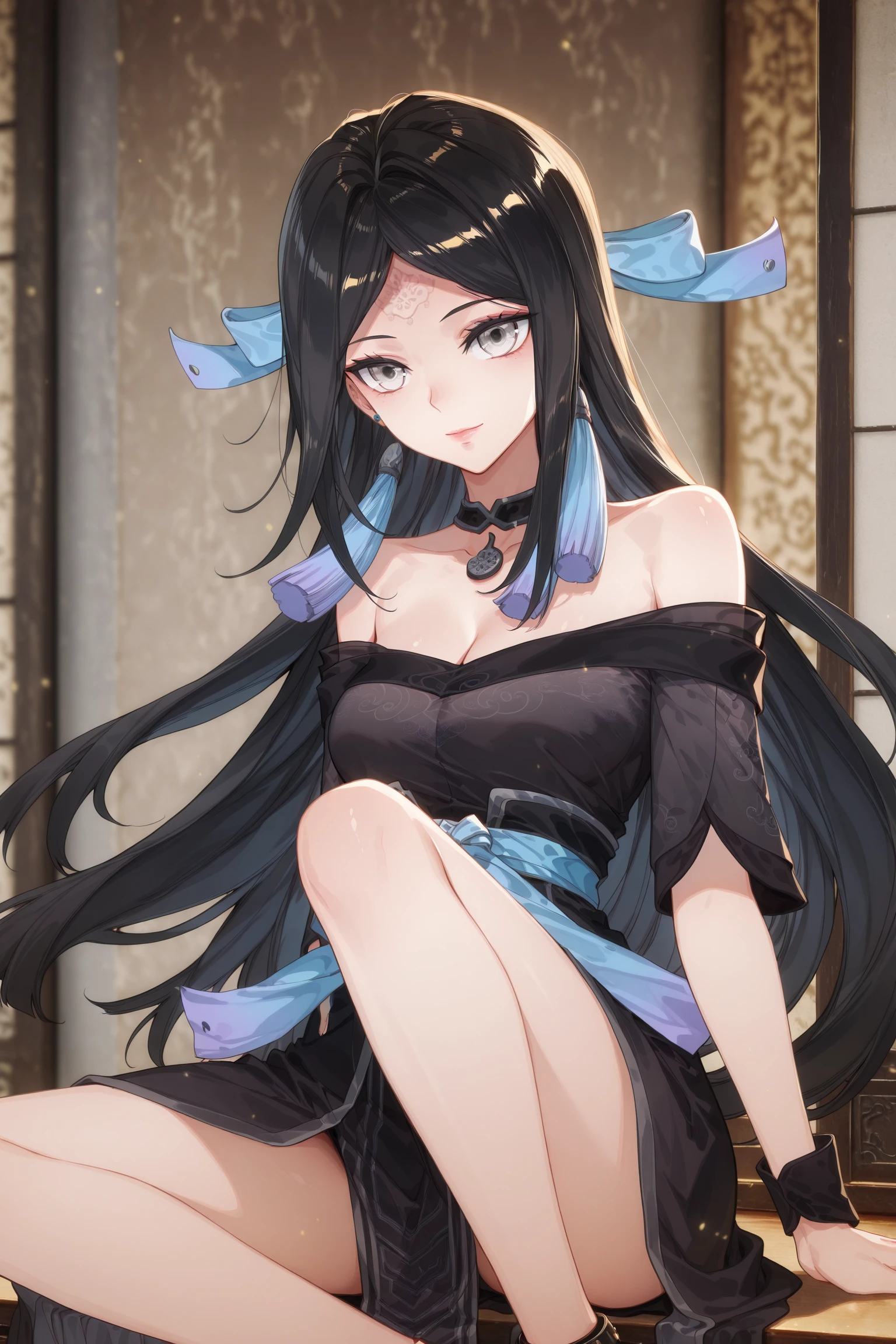 tsubakid4dj,  jewelry, very long hair, choker, shiny, necklace, shiny hair,  swept bangs, ring, big breast, blush, lipstick, masterpiece, best quality, highly detailed, a anime girls in long dress with navel cutout posing for a
picture, evil smile, smile, open mouth, (nsfw) not safe for work, revealing dress, beautiful dress center
opening , long dress with bellybutton showing, ecchi anime style, anime girls, ecchi style, ecchi, digital
anime art!!, in anime style, official artwork, visual novel cg, beautiful anime girl, anime style 4 k, exposed
navel, exposed bellybutton, jewelry, earrings, complex detailed background, casino environment, fancy
interior environment, rich interior , mouth open and tongue out, open,,