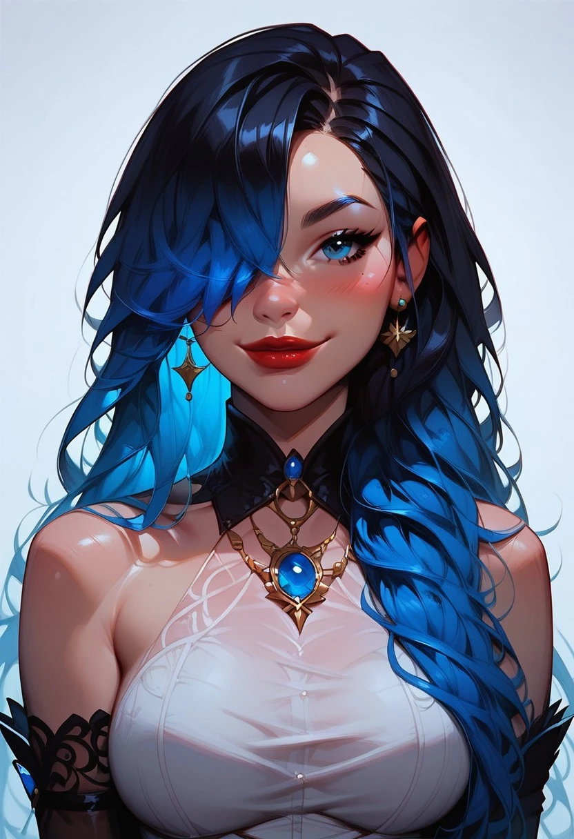 Spirit behind a woman