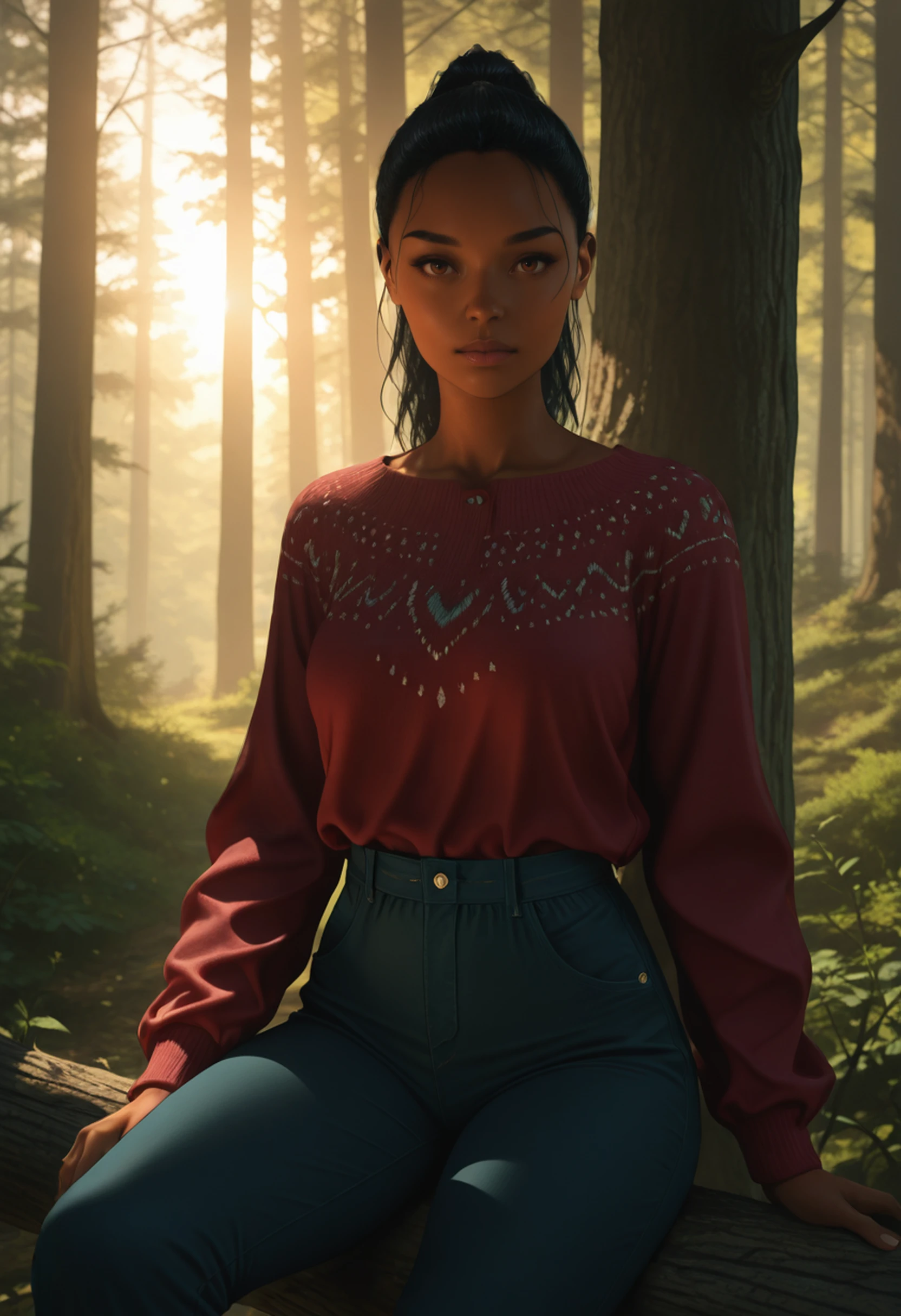 (RAW photo:1.2), (photorealistic:1.4),(intricate details:1.2),(masterpiece:1.3),(best quality:1.4), (ultra highres:1.2), cinema light, ultra high res,(detailed eyes),(detailed facial features),(detailed clothes features), sweater, HDR, 8k resolution, looking at viewer, skin tight, (shiny skin),(slender girl), dreamlike, nsfw, candles, candle light, white flowers, narrow waist, (extreme detailed illustration), bedroom, straight hair, long hair, black hair, light blue eyes, 1girl, cute, innocent, (smile), (innocent smile), skinny body, indoors, breasts, large breasts, busty,