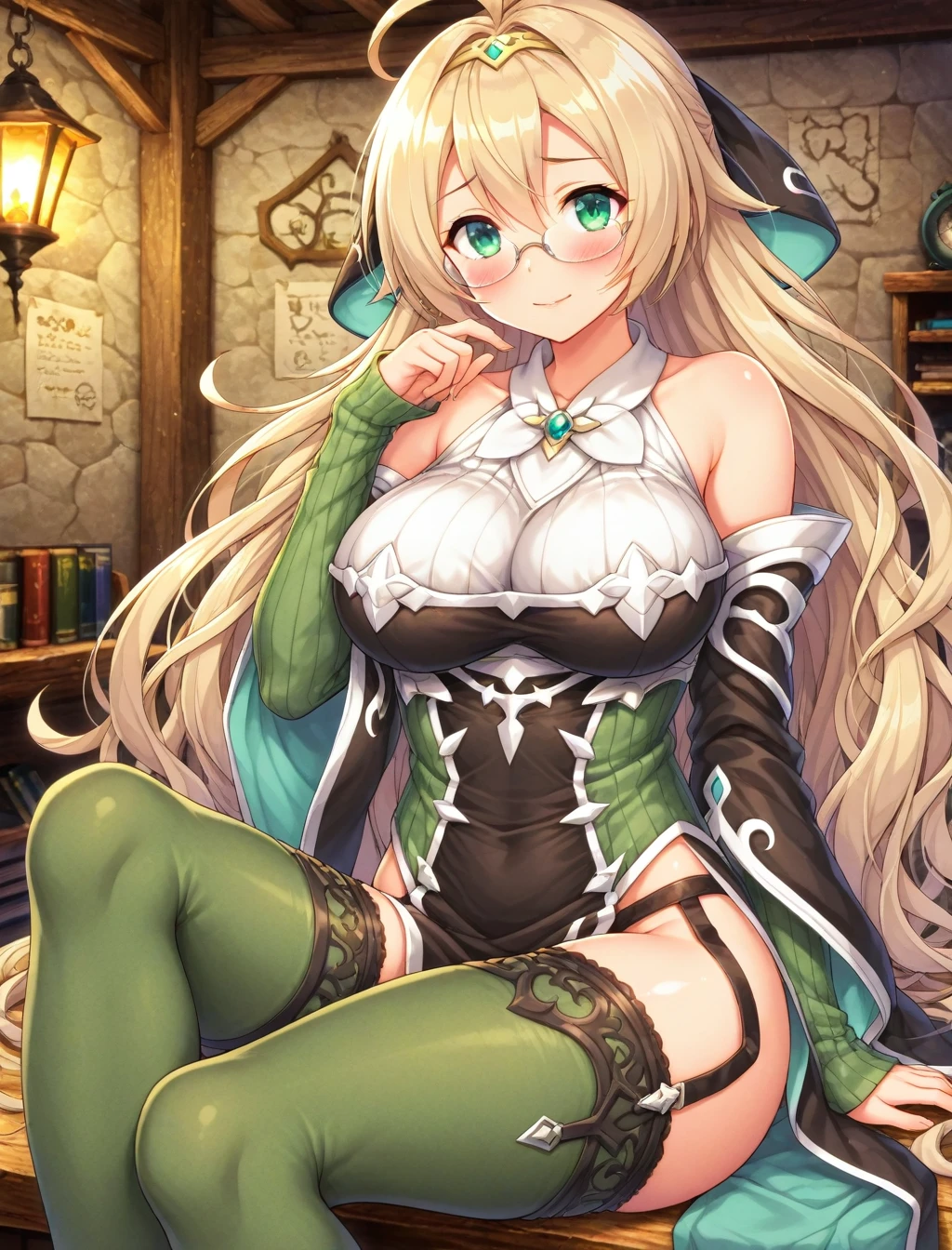 <lora:witchcrafter_genni_XL_illustrious-noob_v1:1> 1girl,witchcrafter genni, witch,, best quality, masterpiece, high quality, highres, absurdres ,<lora:NoobV065sHyperDmd:1>