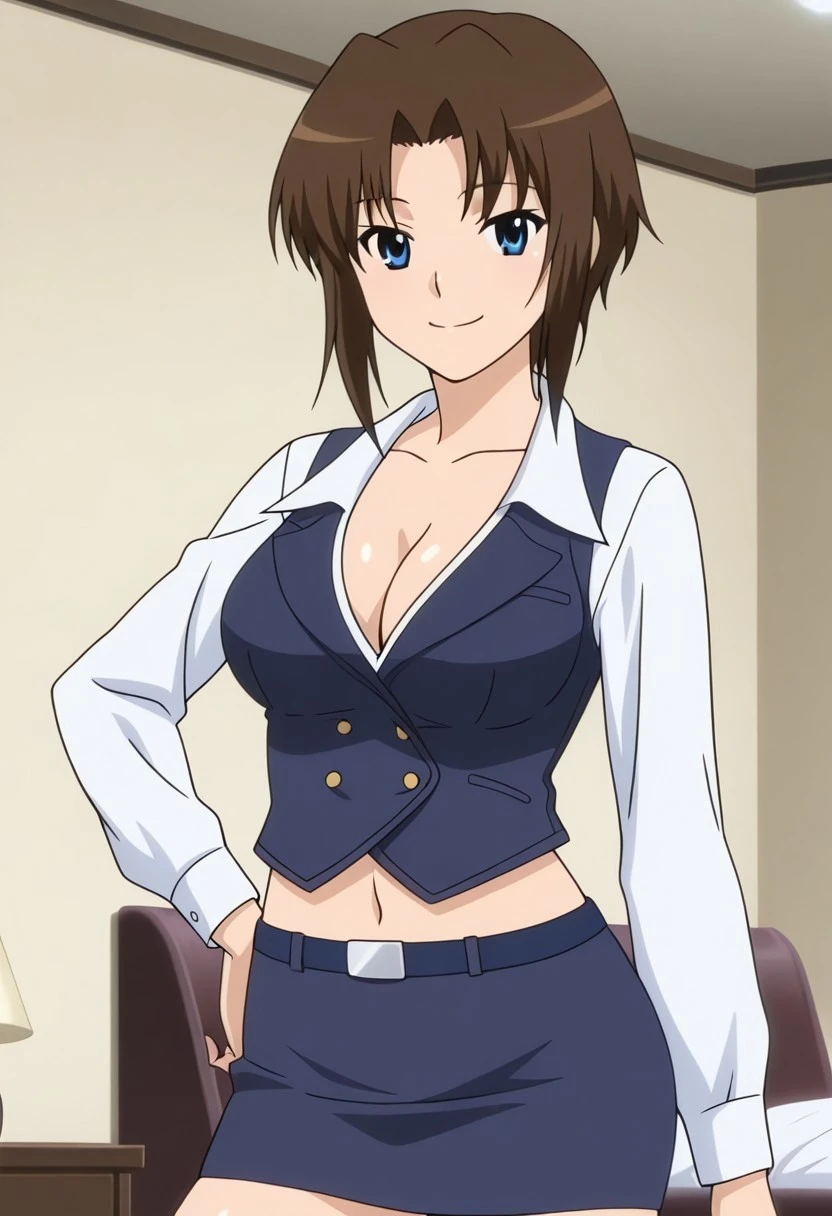 Satsuki Tamura / 田村さつき (Joshikousei no Koshitsuki / 女子高生の腰つき) anime style Illustrious