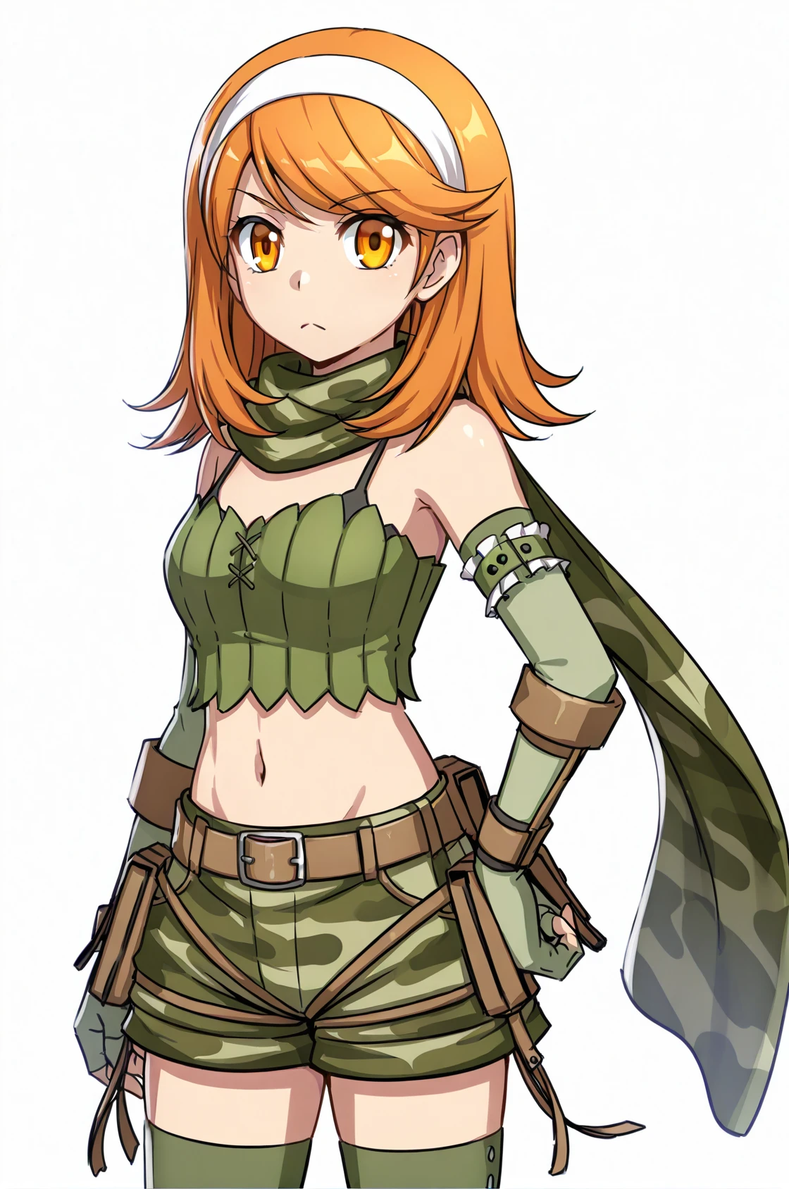 master-piece,hyper quality, hyper detailed,perfect drawing,1 beautiful girl, black and brown gradient bikini, boar ears, boar tail, boar paws, boar fingers, boar fangs, boar nose, hunter's eyes aiming at prey, blonde and red hair mesh, , height 185cm, three sizes B120W70H100, buhibhi, kneeling, pow pause