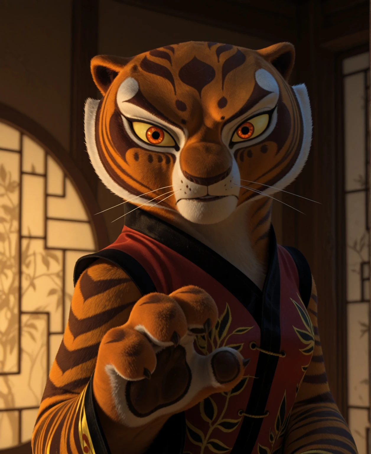Master Tigress - Kung Fu Panda franchise ( Illustration Lora ) v1.0
