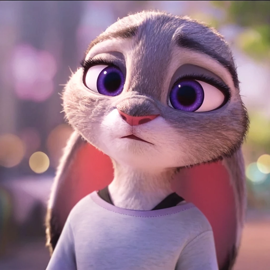 <lora:judyhopps-v3-Yiffy:0.8> judyhopps, judyciv, white shortsleeve shirt, solo, portrait, depth of field, bokeh, ears down, BREAK best quality, high quality, masterpiece