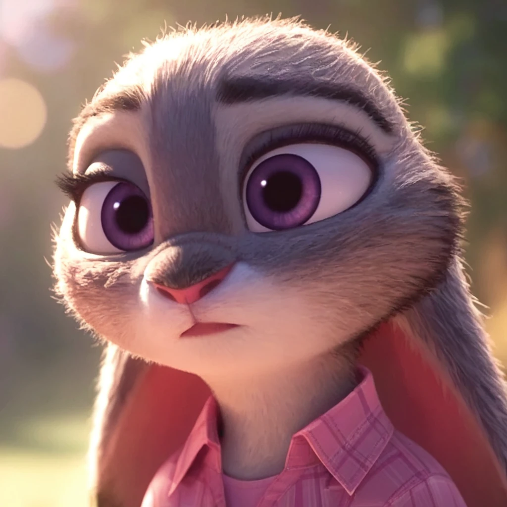<lora:judyhopps-v3-Yiffy:0.8> judyhopps, judyfrm, pink shirt, solo, portrait, depth of field, bokeh, BREAK best quality, high quality, masterpiece