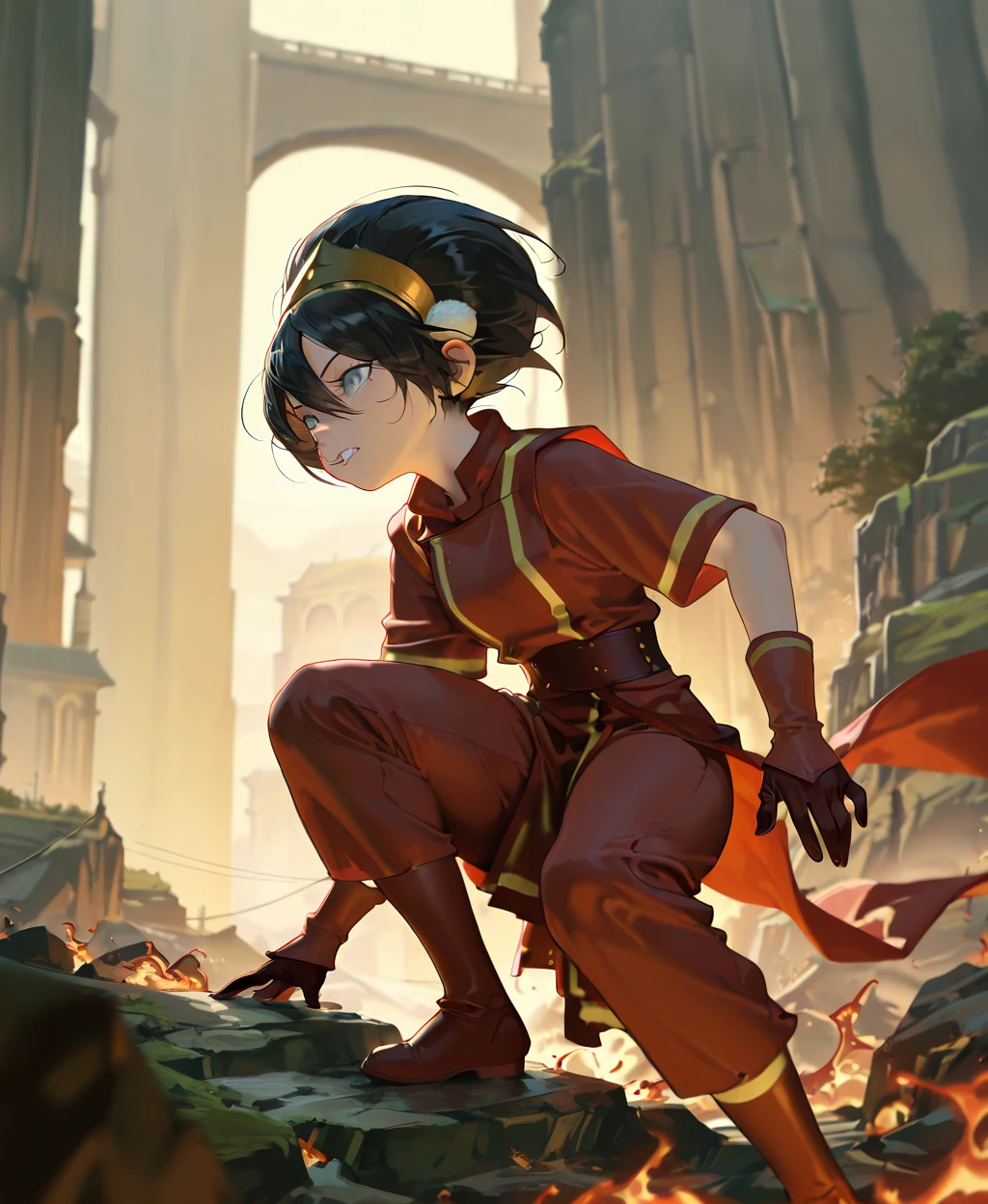 Toph Beifong (Avatar) [Illustrious+Pony]