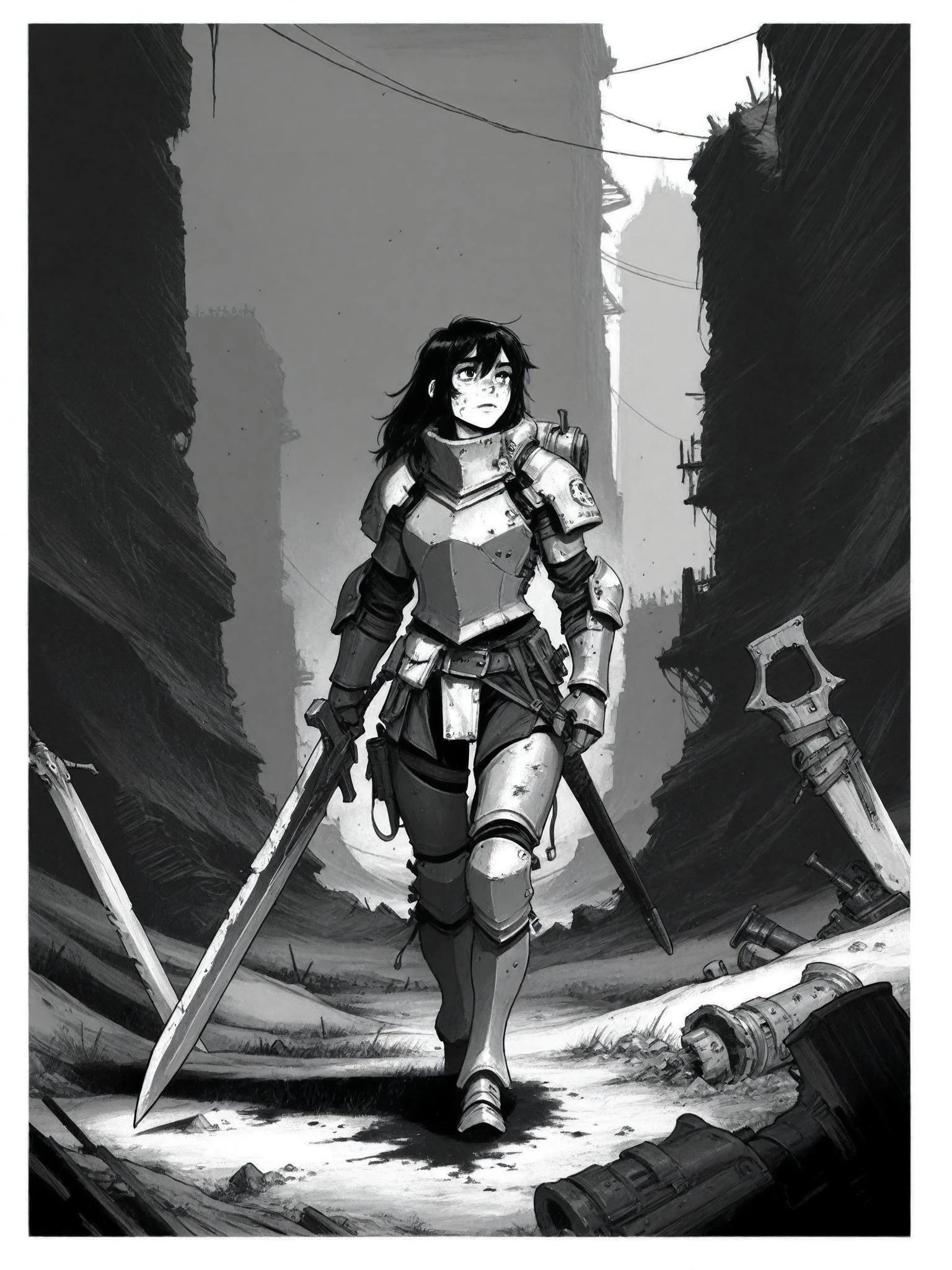 High contrast ink - Illustrious V1