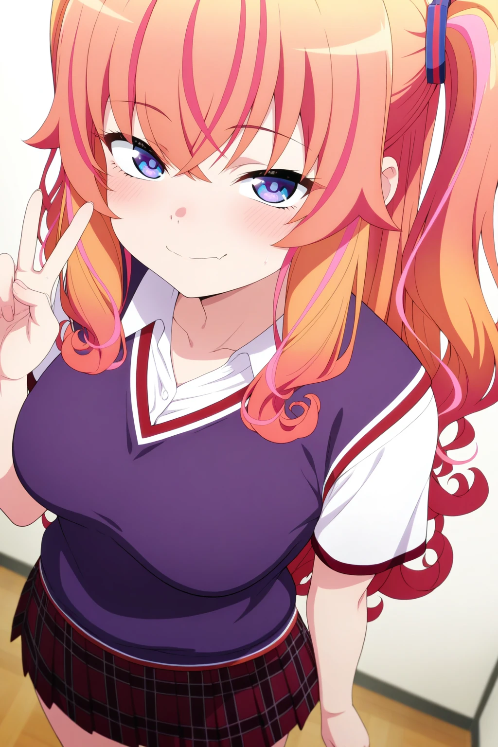 masterpiece, best quality, amazing quality, very aesthetic, absurdres, ultra detailed,
<lora:il_contrast_slider_d1 (ЦÐÐТ ÐÐРТÐÐÐÐ):-0.8>
<lora:Makina Agatsuma:0.8> makina_agatsuma, 1girl,
smile,
view from above, body is visible, medium breasts are visible from under the shirt,,