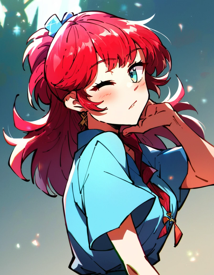 score_9, score_8_up, score_7_up, score_6_up, source_anime, anime coloring, <lora:by_ddolbang-pony-000017:0.8> by ddolbang, 1girl, solo, wilma flintstone from flintstones, virtual youtuber, red hair,