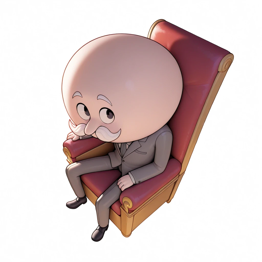 masterpiece, best quality, 1male, pops maellard, suit, mustache, bald, isometric, (side front angle:0.5), looking at viewer, sitting, chair, white background, ethereal, detailed lighting, dynamic lighting, (3d:0.6), shading, art by photonoko
<segment:yolo-Face.pt,0.2,0.5//cid=11> smug, smug grin, detailed eyes
<segment:yolo-Hand.pt,0.2,0.5//cid=12> detailed hands, detailed feet, anatomically correct