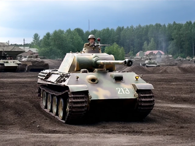 tiger tank,,tiger tank,in the swamp,mud,partially submerged,rain,thousands of frogs,<lora:tiger tank:0.8>,