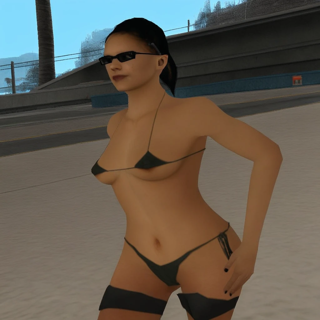 GTA San Andreas Graphics 3D style V1