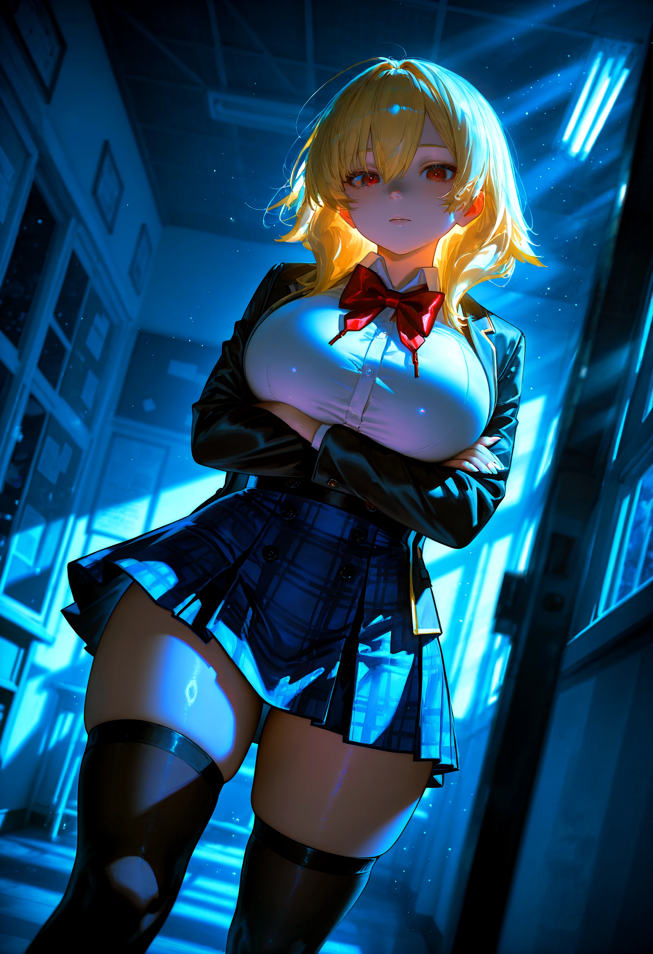blond haired woman in black dress sitting on white fluffy rug, a hyperrealistic schoolgirl, hyperrealistic schoolgirl, realistic schoolgirl, dressed as schoolgirl, amouranth, dramatic reading spell book pose, young beautiful amouranth, beautiful angle, holding a book, anime girl in real life, dressed like a cleric, lit from bottom, betty cooper,((masterpiece)),((best quality)),((ultra-detailed)),(8k),((wallpaper)),((extremely detailed cg)),(RAW photo:1.2),beautiful,,mid breasts,sexy smile,lovely eyes,,shiny skin, shiny body,Perfect eyes, detailed eyes,Nice eyes,lewd smile,