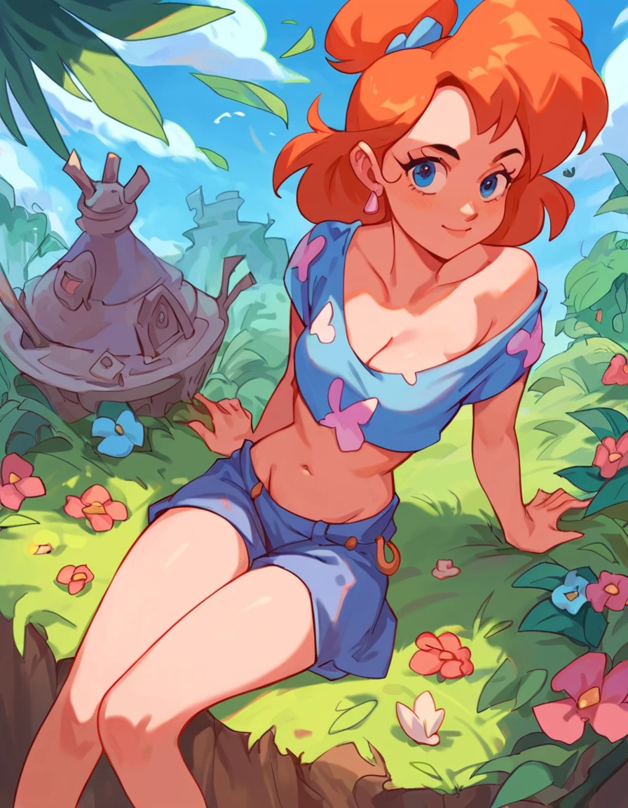 (masterpiece:1.4), (best qualit:1.4), (high resolution:1.4), wendy darling, nightgown, bow, looking at viewer, smile, shy, upskirt focus view, light blue panties, wet panties, skirt lift,