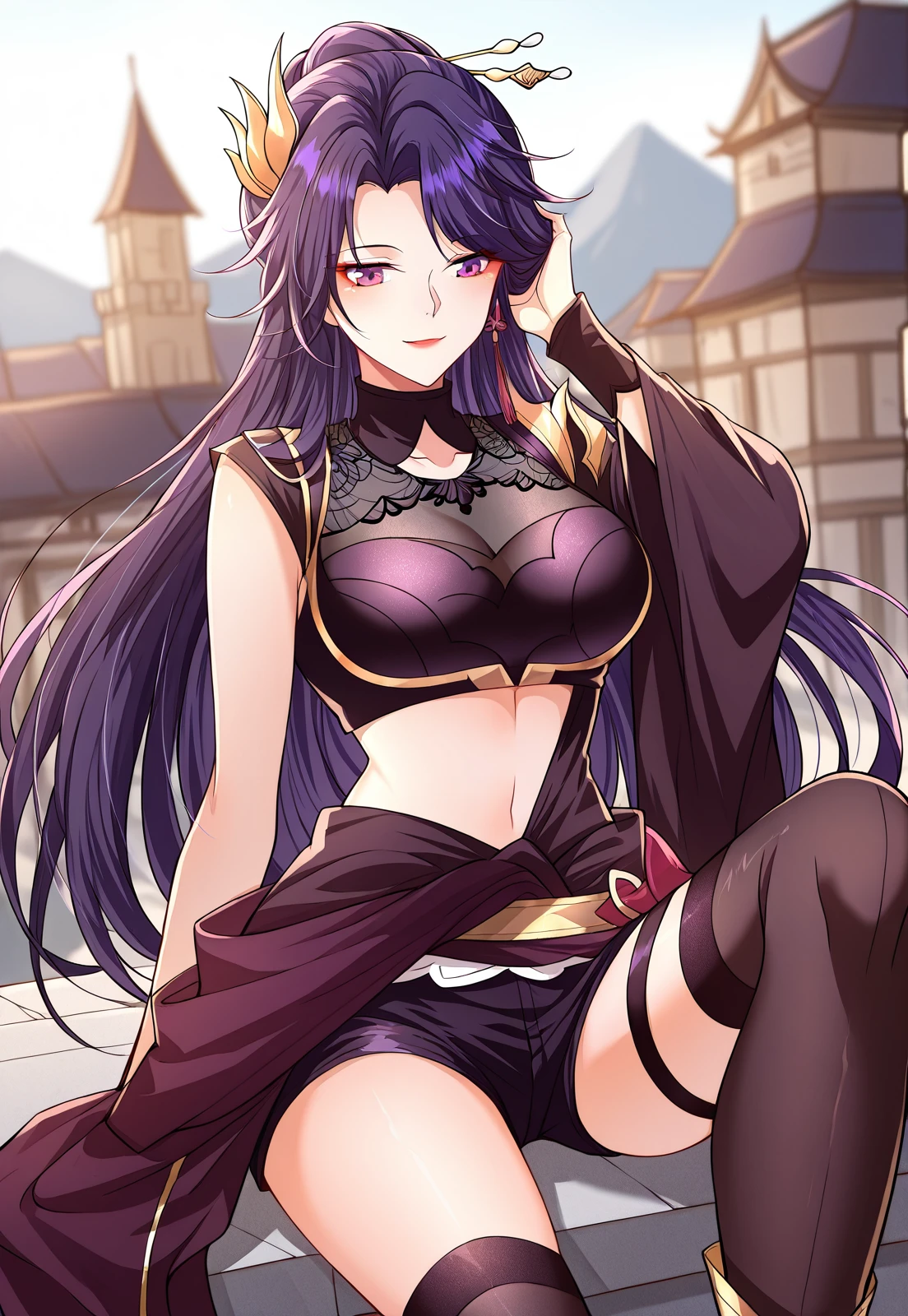 Top quality. Illustration. Girl. A world of swords and sorcery. Bra. Spreading legs. --auto --s2