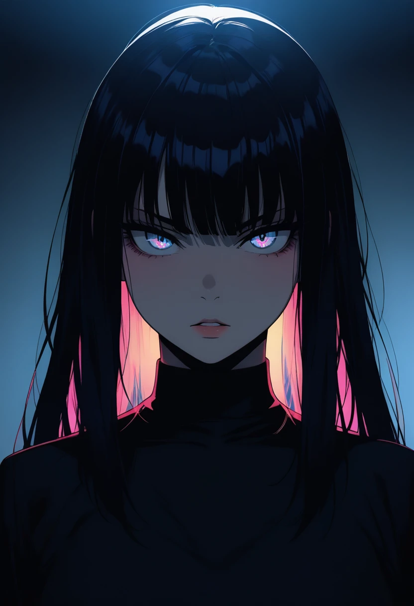masterpiece,best quality,amazing quality, A highly emotional portrait, intense gaze, vivid colors, dramatic lighting, expressive:2.0