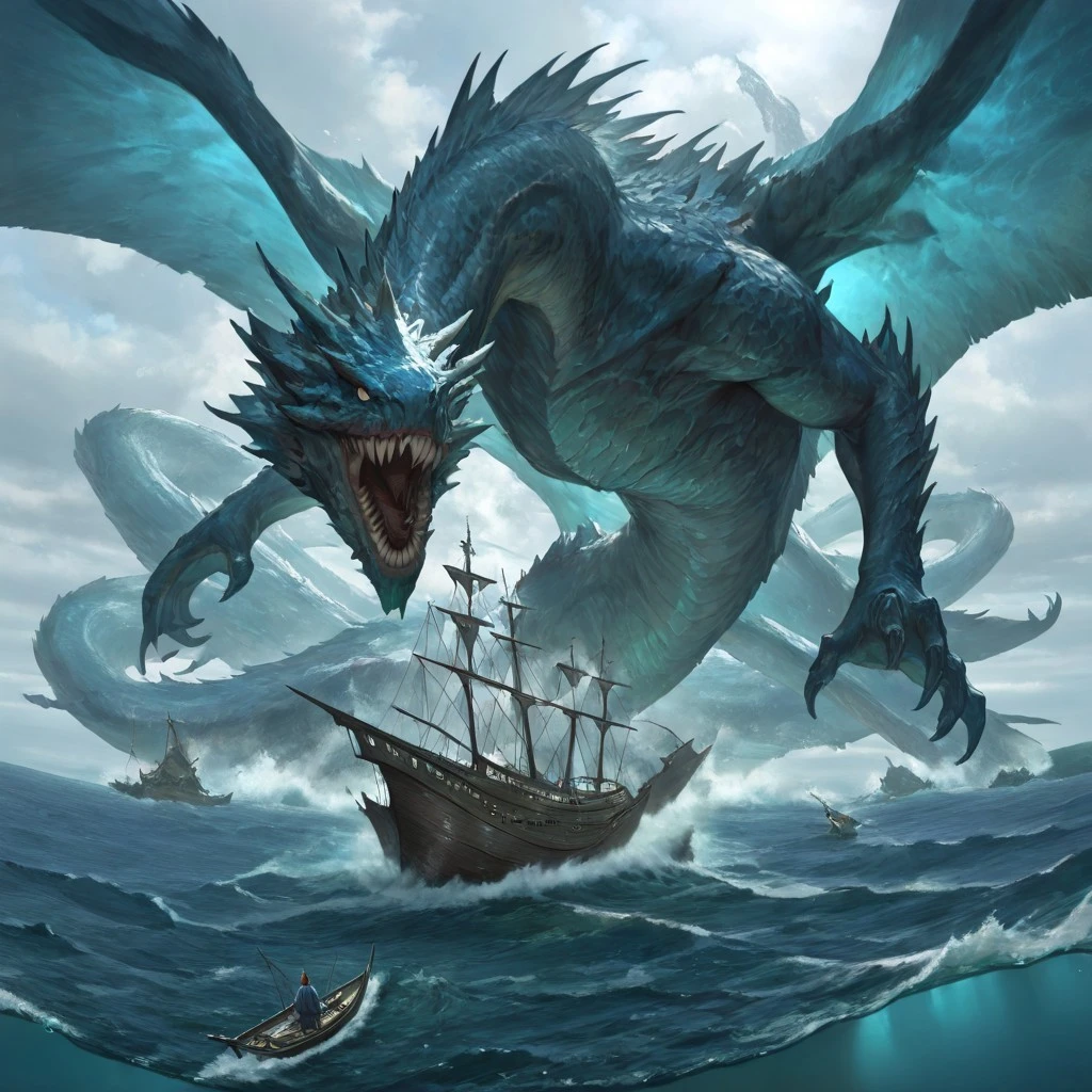 Dragons Lora Collection - IL&NAI | Shrekman Creatures Collection Aquatic-Dragon/Sea Serpet