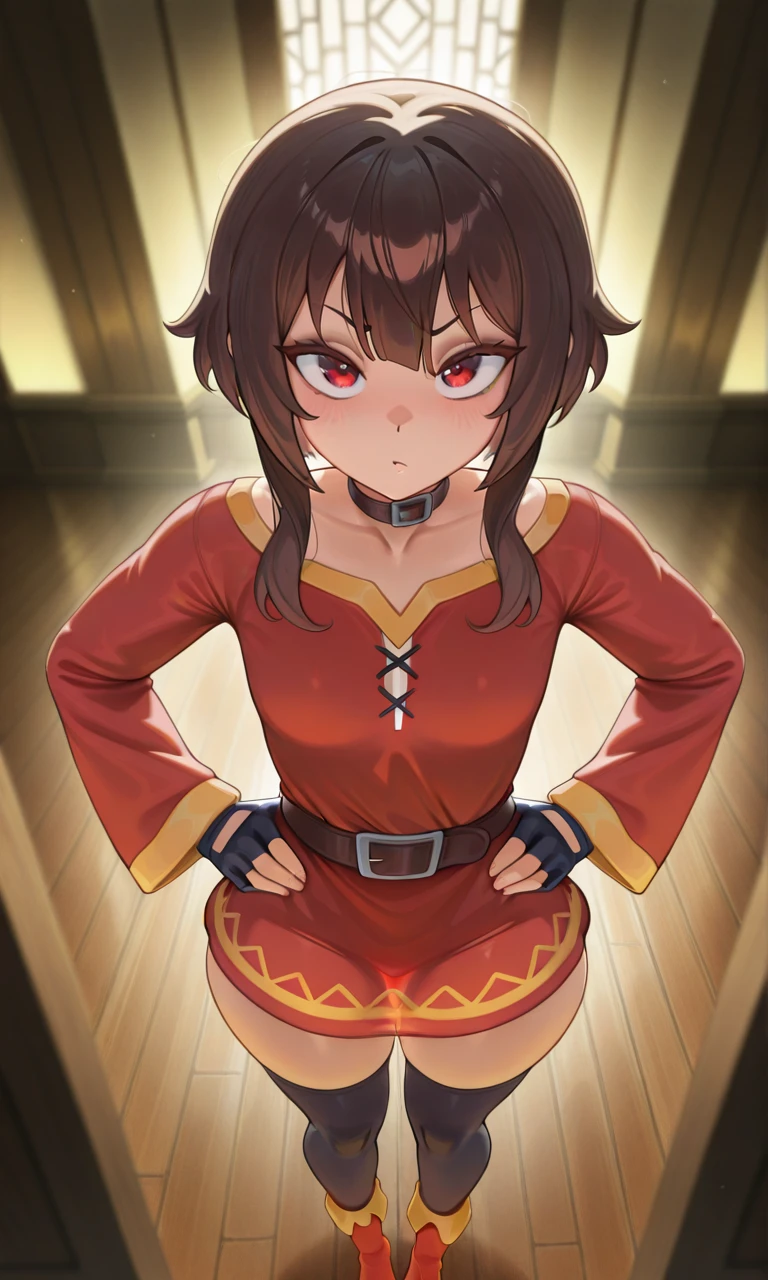 ((highly accurate))、((high-detail))、((4k CG))、Anime girl kneeling on the floor in a short skirt and red tie, anime look of a cute girl, CG Art Soft Animation, Beautiful high school student anime girl, the anime girl is crouching, Megumin girl in cute Konosuba anime, Surreal Students, Beautiful anime girl squats, young anime girl, anime moe art style, Photorealistic anime girl rendering, Akame, brown haired, short-haired