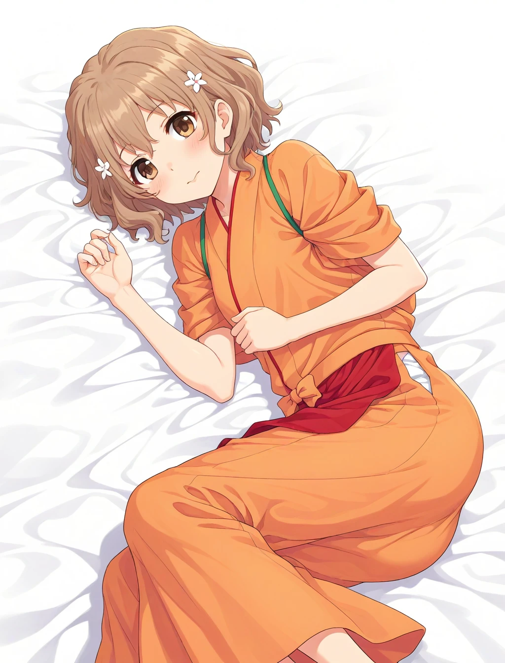<lora:matsumae_ohana_XL_illustrious-noob_v1:1> 1girl, matsumae ohana, japanese clothes,on side,, best quality, masterpiece, high quality, highres, absurdres ,<lora:NoobV065sHyperDmd:1>