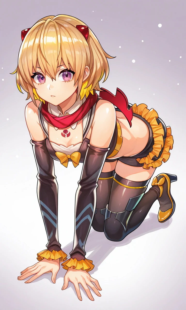 16k works,Highest quality,18-year-old,No background.White background only,whole body、Kneel,sexy, One person, Beautiful Face,, Symmetrical eyes, Perfect body, Good balance、 Perfect body、 marching band、squat, Spread your legs,
