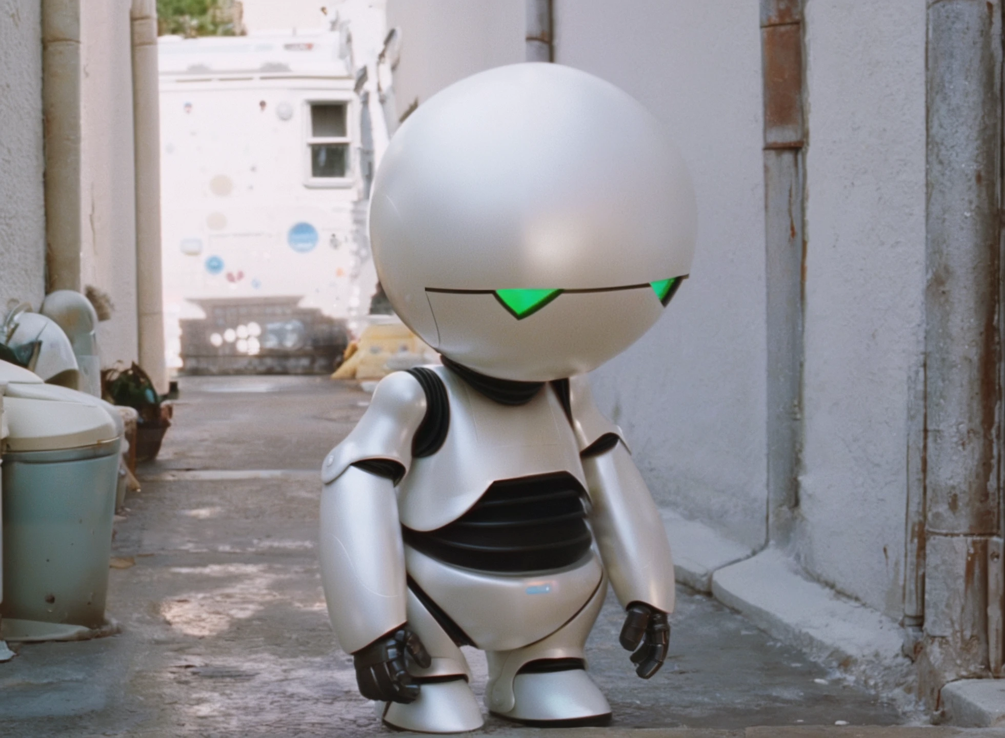 marvinbot, score_9, score_8_up, score_7_up, high quality, detailed, realistic, masterpiece, robot,