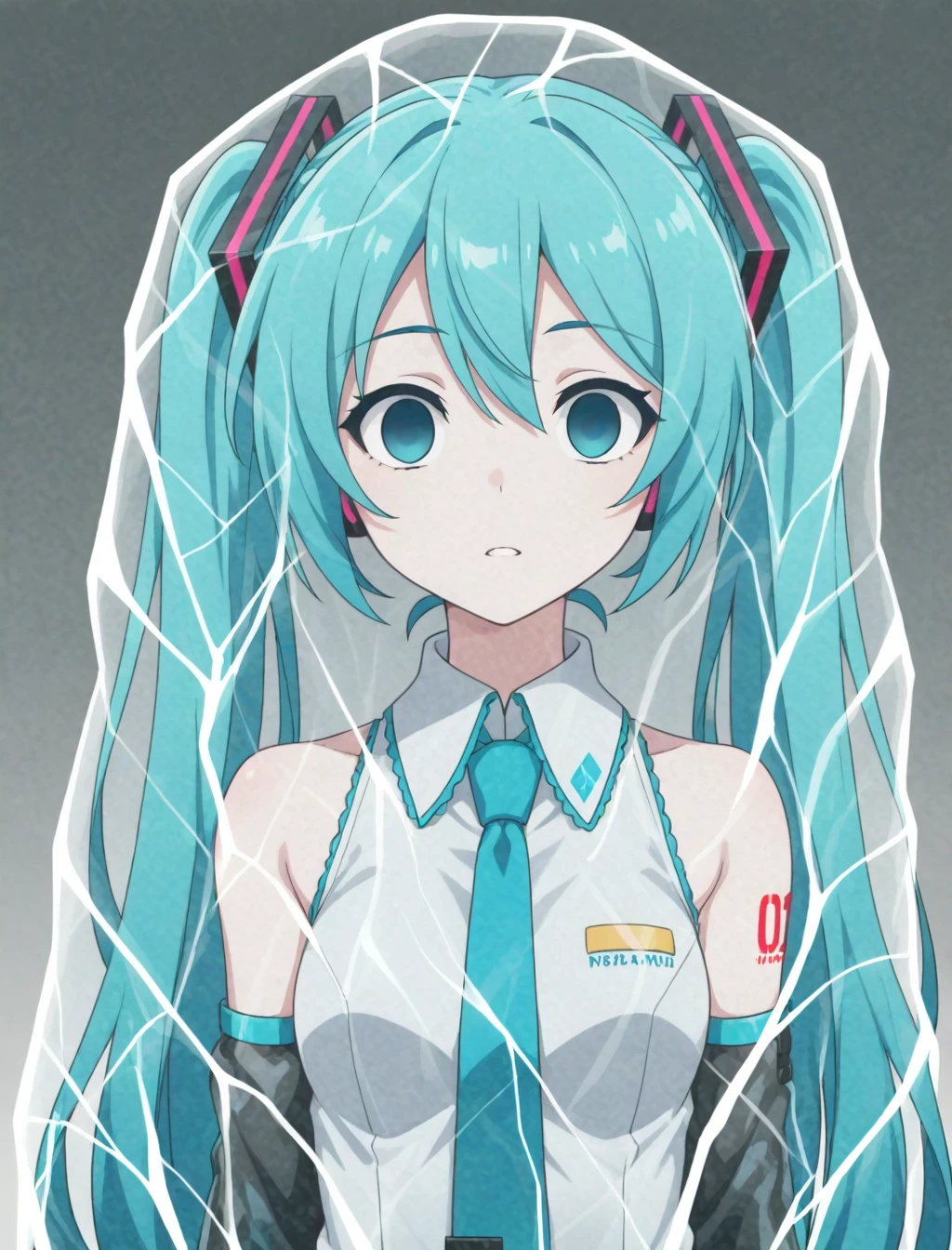 <lora:frozen_XL_illustrious-noob_v1:1> 1girl, frozen, hatsune miku, empty eyes,, best quality, masterpiece, high quality, highres, absurdres ,<lora:NoobV065sHyperDmd:1>