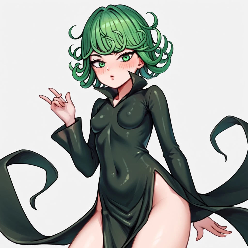 score_9, score_8_up, score_7_up, score_6_up, score_5_up, score_4_up, source_anime, <lora:confetti-extract- ponyxl:0.85>, detailed eyes, easynegative, rating_explicit, Expressiveh, 1girl, solo, ecchisage
1girl, tatsumaki, green hair, green eyes, black dress, small breasts, short hair, curly hair, looking at viewer, blush