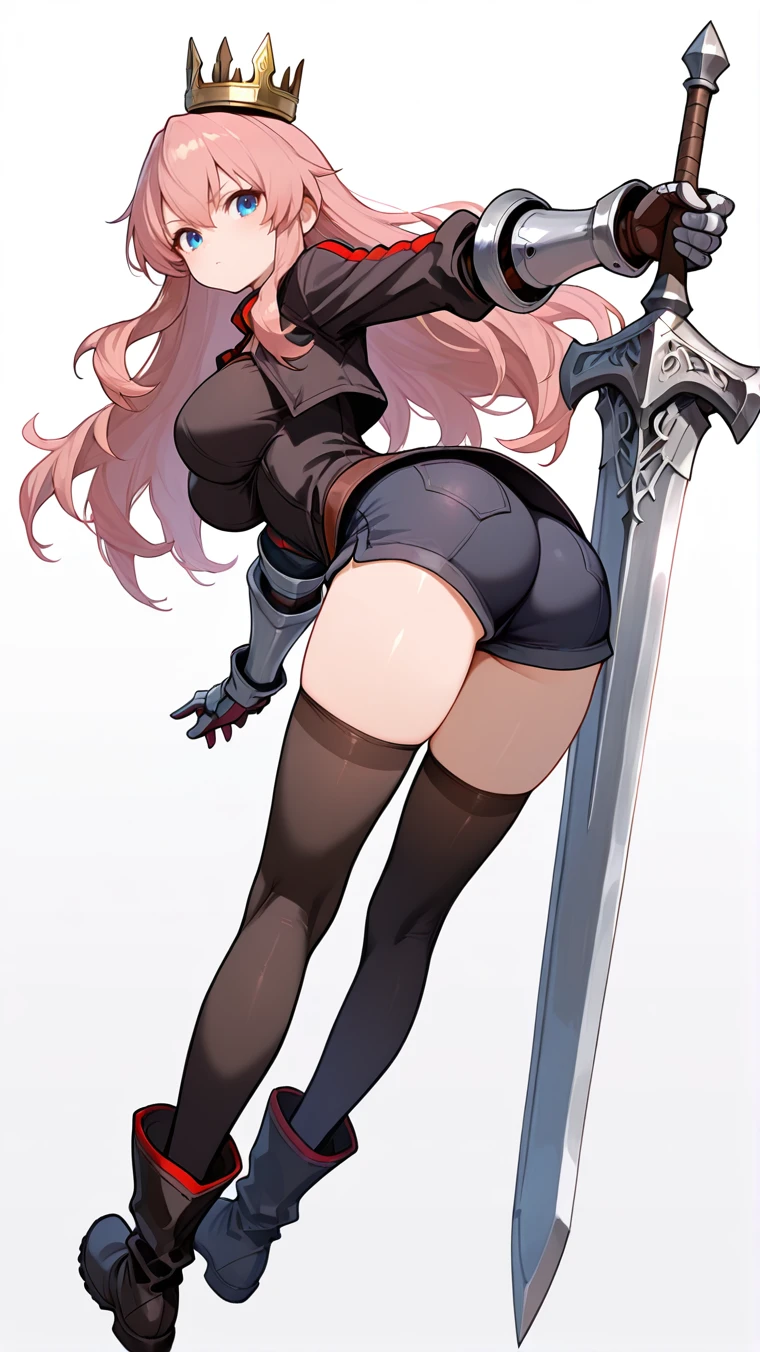(Alphonse Mucha style:1.3), masterpiece,Highest quality,High resolution,Anime Style,(1 high school girl:1.2), The clothes are thick enough not to be see-through, (((Team Rocket uniform), Short skirt), (Black Patent Leather Gloves), (Black patent leather boots), (Jet black panties)),(Smiling and showing teeth:1.3),(Light blue hair, Three-stranded:1.3), (Panty shot, View from below the subject:1.1), (Clothes that look good:1.1), (Blank Background:1.3), (The subject steps on the viewer:1.3)