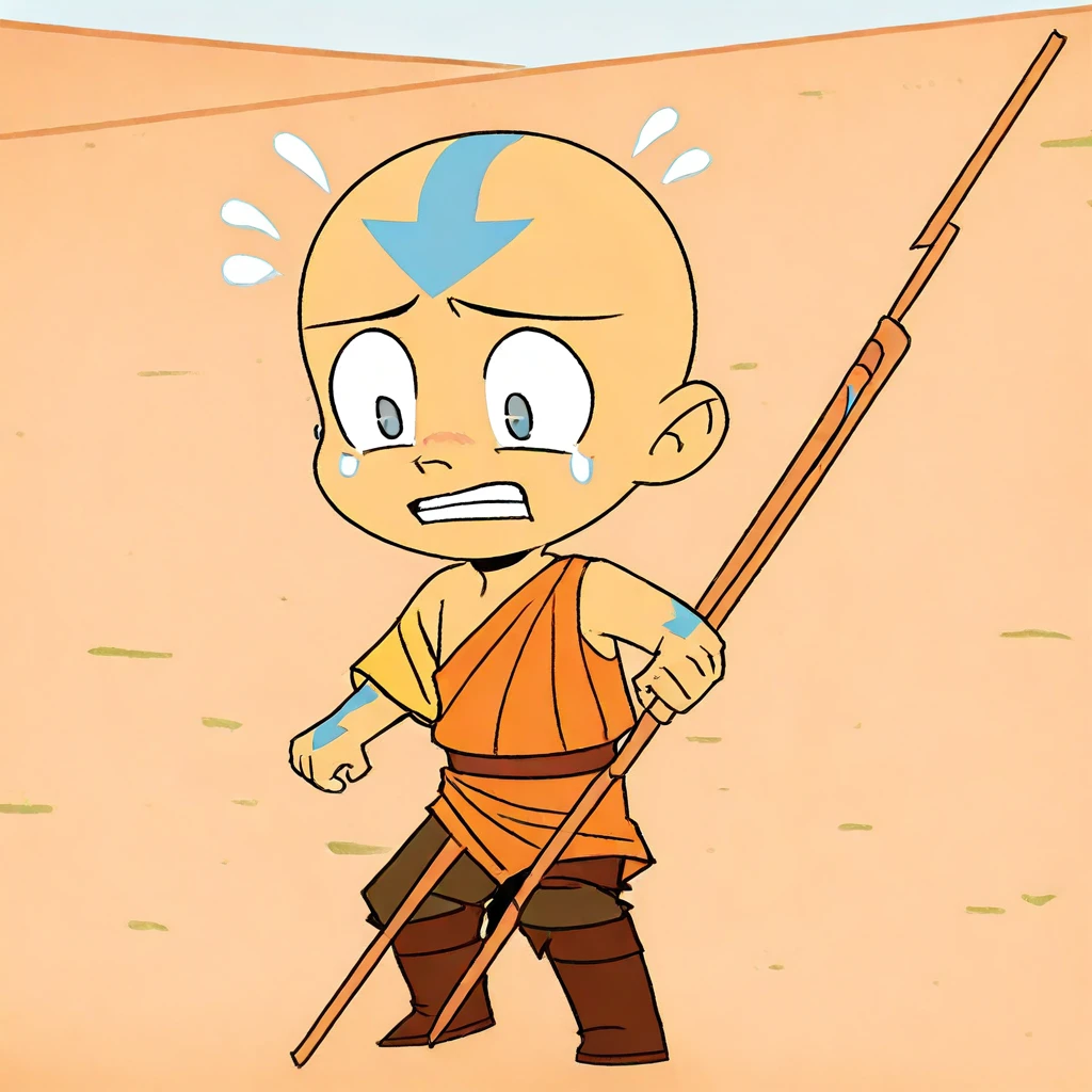 Aang - Comic Avatar: The Last Airbender Chibis V1
