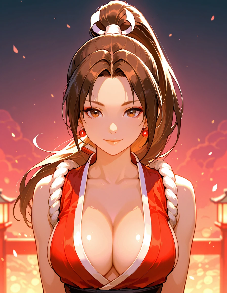 1girl,Zuikaku in Spider-Gwen costume,gigantic breasts,superhero pose,standing in ruined city,smoke,(8k),scratches,detailed face,brown hair,yellow eyes,very long hair,embarassed,small smile face, side ponytail,orange eyeshadow,hair ornament,