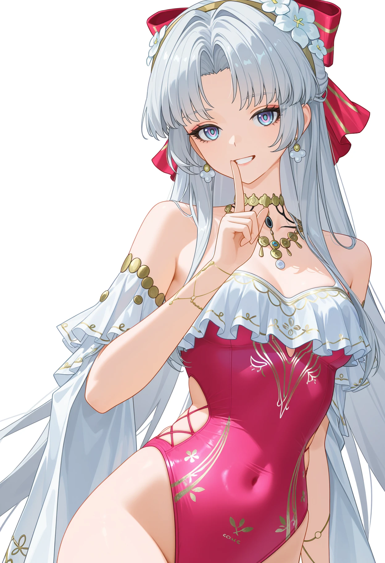 carlotta-swimsuit丨柯莱塔泳装丨カルロッタ-ワンピース水着 Illustrious_v0.9