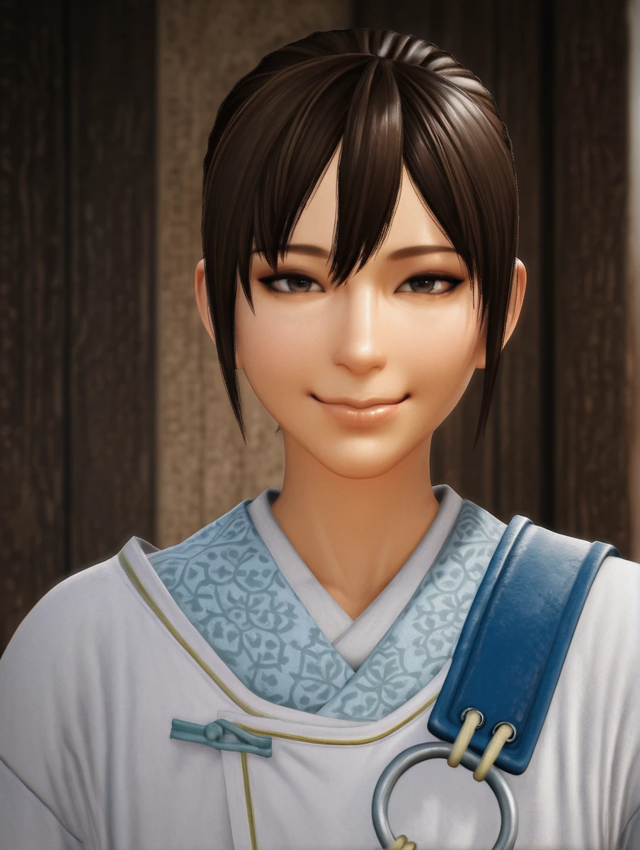 masterpiece quality, masterpiece,
<lora:Ka_GenkaDynasty_Warriors_Origins:1>1 boy, Ka_Genka, 3D, standing, upper body, smile, thick lip, realistic,