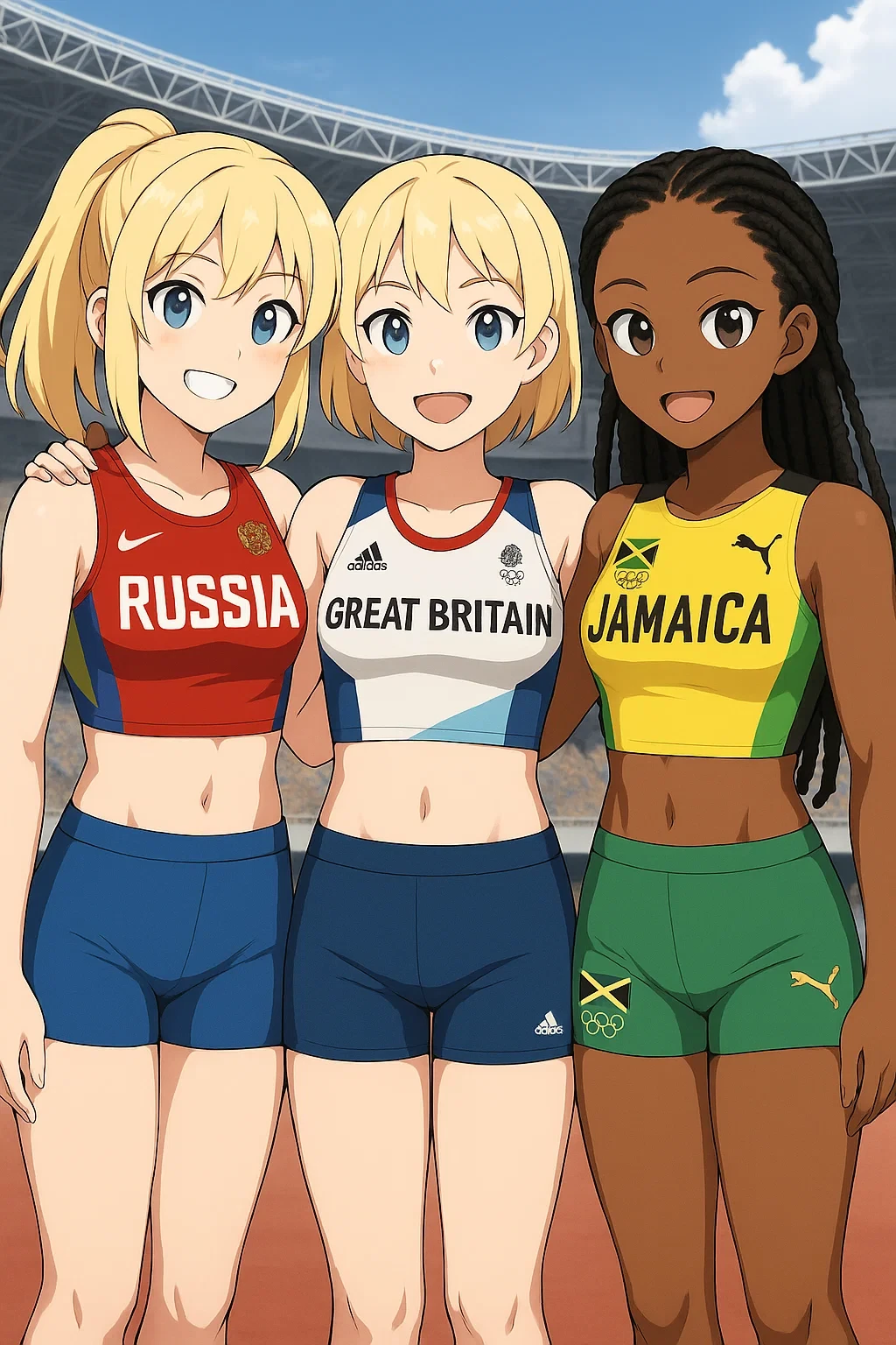 Olympic athletic girls V1