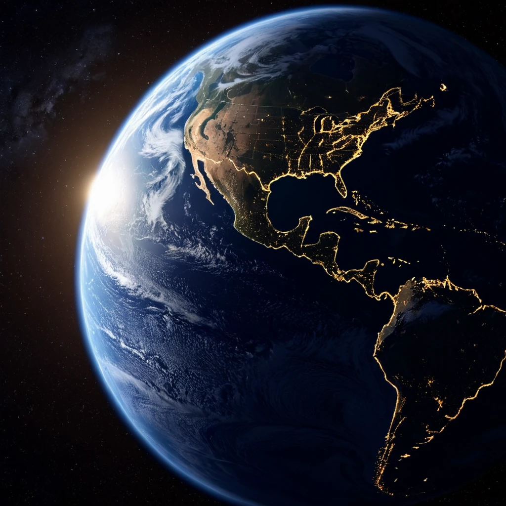 UHD, 4k, ultra detailed, cinematic, a photograph of <lora:Split Lighting style pony v1:1>
Split Lighting Photography of a view of the earth covered in in split shadow light in the dark from space with a moon in the background,sky,cloud,no humans,night,moon,star (sky),night sky,scenery,full moon,space,planet,earth (planet) , realistic, realism, photorealism, hyperrealism, hyperrealistic, realistic, sharp, detailed, cinematography style, film light style, movie still, professional photography, artistic, perfection, contrast, cinematic, filmic, high quality photo, 8k quality, colorful, partially covered in shadow, dark shadow, split light, side light, Split Lighting Photography style, shallow depth of field, vignette, highly detailed, high budget, bokeh, cinemascope, moody, epic, gorgeous, film grain, grainy, epic, beautiful lighting, inpsiring