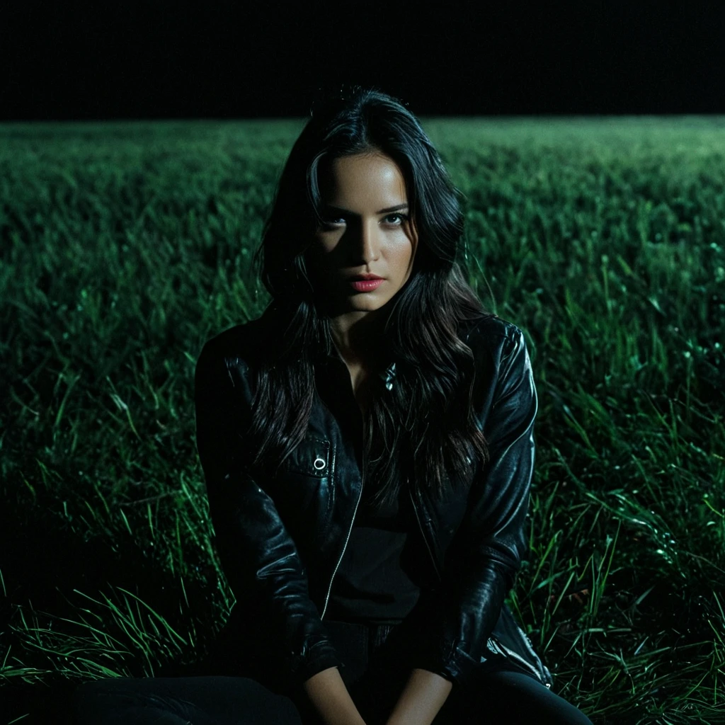 UHD, 4k, ultra detailed, cinematic, a photograph of <lora:Split Lighting style pony v1:1>
Split Lighting Photography of a woman sitting in a field at night with split shadow light covering her face,1girl,solo,long hair,shirt,black hair,jacket,upper body,outdoors,parted lips,black shirt,night,dark ,realistic , realistic, realism, photorealism, hyperrealism, hyperrealistic, realistic, sharp, detailed, cinematography style, film light style, movie still, professional photography, artistic, perfection, contrast, cinematic, filmic, high quality photo, 8k quality, colorful, partially covered in shadow, dark shadow, split light, side light, Split Lighting Photography style, epic, beautiful lighting, inpsiring