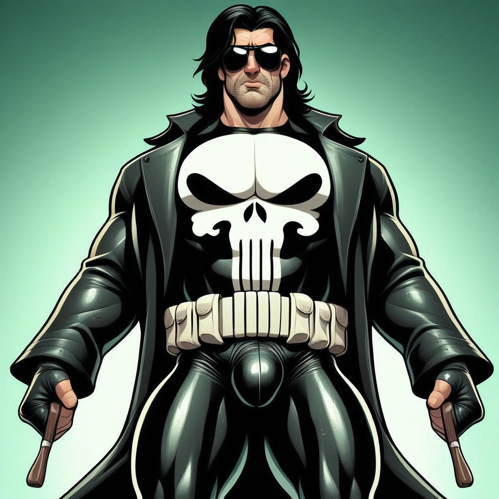 Punisher (Grungy long haired version) V1