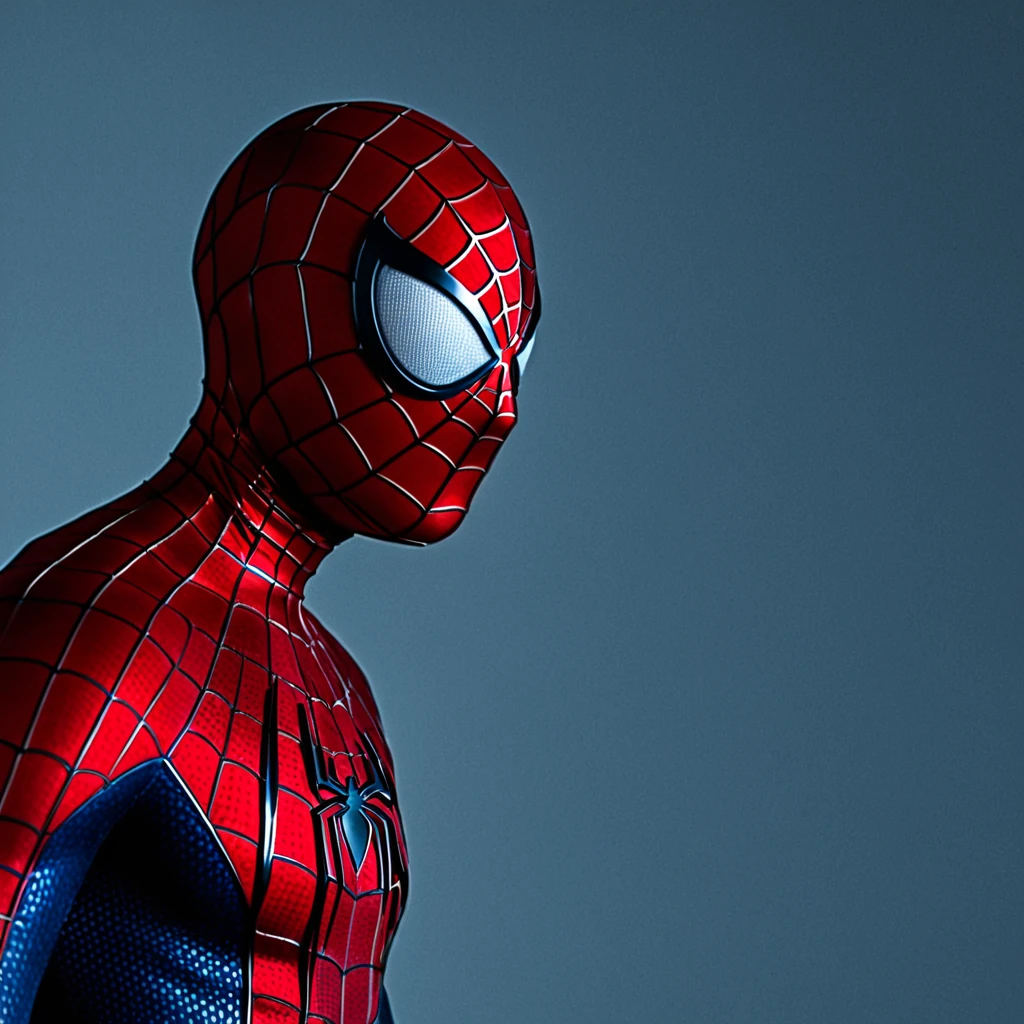 UHD, 4k, ultra detailed, cinematic, a photograph of <lora:Spider-Man pony v1:1>
Cinematic Spider-Man style a close up of a spider - man's face, cinematic film style, perfect cinematic image, perfect body, perfect anatomy, sharp cinematic image, detailed cinematic image, Kodak cinematic film color style, high quality film photography style, motion picture film style, Spider-Man style, solo, looking at viewer, simple background, mask, bodysuit, black background, portrait, straight-on, superhero, red bodysuit, spider web print, spider-man, epic, beautiful lighting, inpsiring