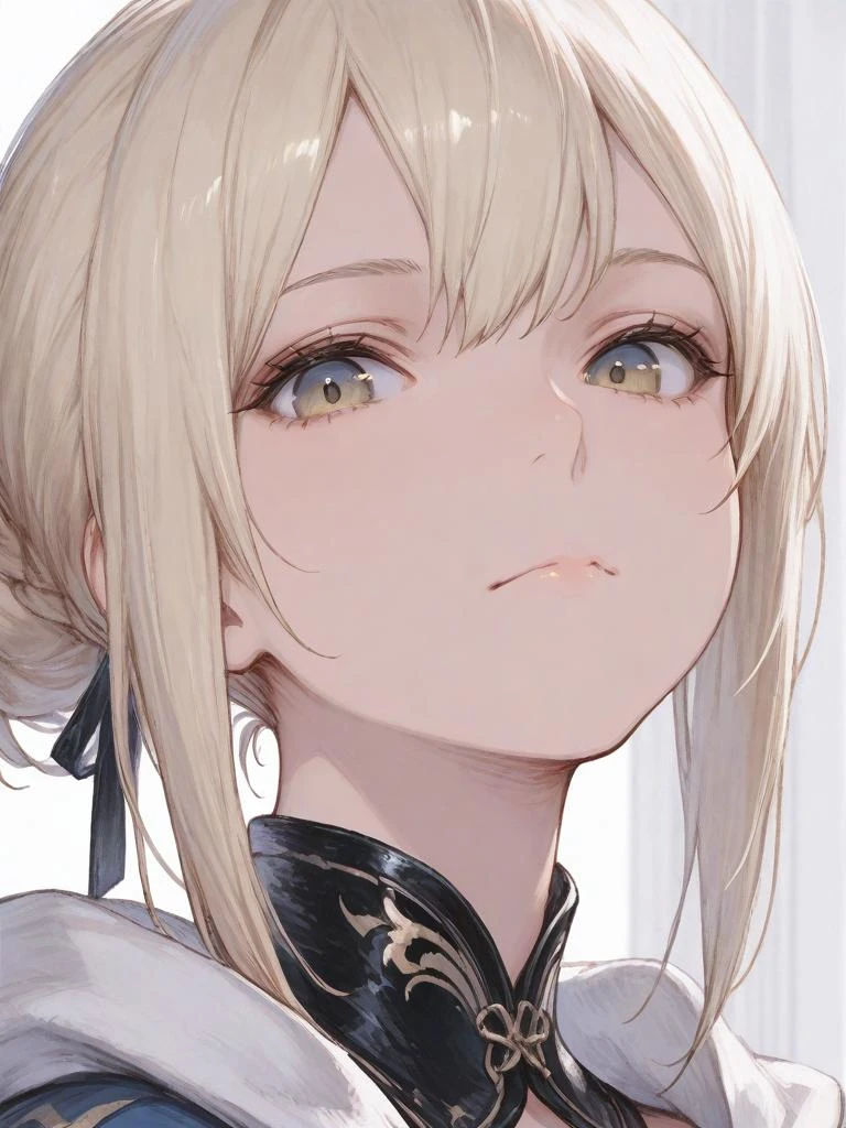 ((Лучшее качество)), ((шедевр)), (подробный), ((((sexy)))), (((((erotic)))), ((((masterpiece)))), ((((high quality)))), anime, solo, artoria pendragon, blonde hair, (((seductive look))), ((cum in mouth)), ahegao, busty, decolete, white shirt, ((half body)), look at viewer