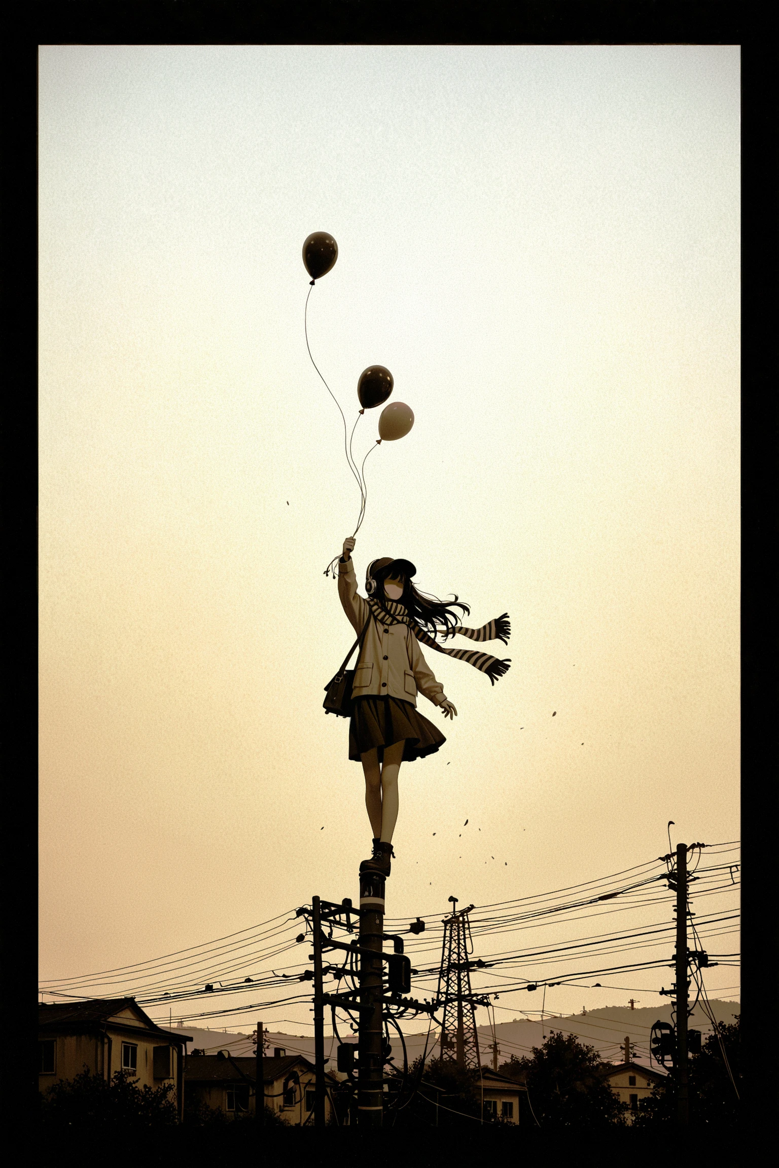 On top of pole (棒の上) - Concept [NoobAI-XL/Illustrious] Illustrious 0.1