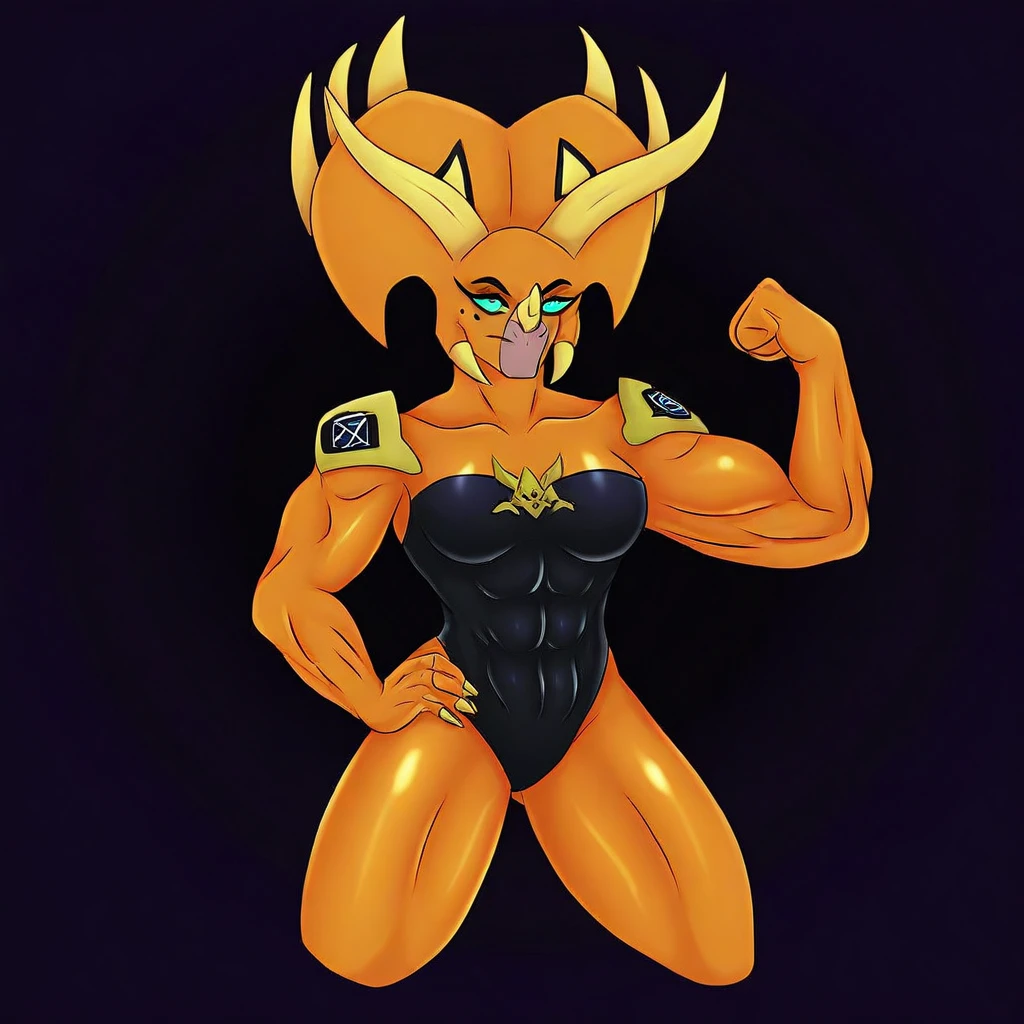 muscular girl, huge chest, long hair, tomboy, , walk.full body, blond hair, dark skinned, red eyes, leopard cloths, sauvage, amazone,barbarian, , revealing cloths, fantasy, tribal clothing, forest, hammer holding, pose, wings, full body feet, angel wings, leopard cloths, sharpteeth,there is a cartoon picture of a woman with a very large angel wings, glowing angelic being, glowing holy aura, inspired by Luma Rouge, the non-binary deity of spring, ethereal rainbow nimbus, the butterfly goddess of fire, inspired by Marie Angel, glowing aura around her, astral fairy, as the goddess of the sun, “uwu the prismatic person, big breast, happy, beautiful eyes,, happy, pose, crazy smile, sharpteeth