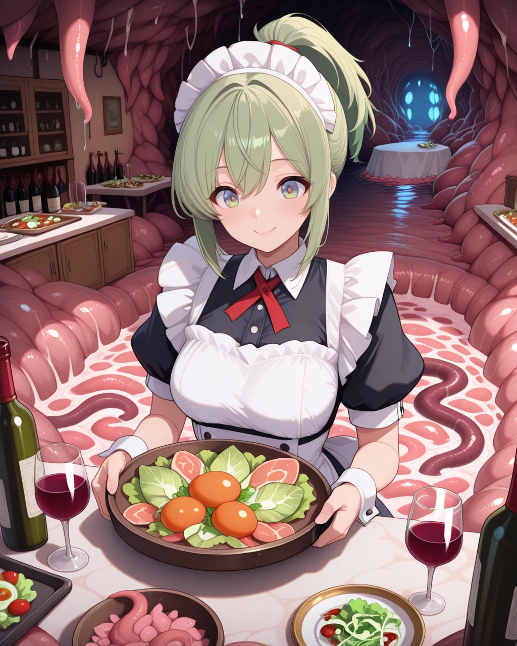 Tentacle Cave/Tentacle Pit (Background) Illustrious