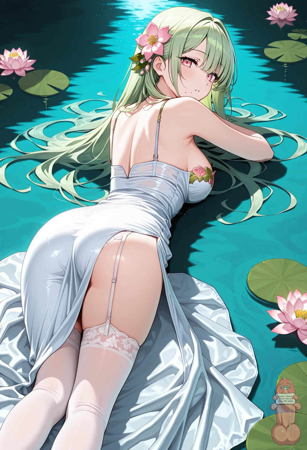 Water Lily Mama　　Excessive amount of semen　Spanking