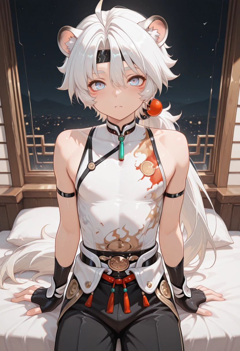 masterpiece, best quality, amazing quality, very aesthetic, high resolution, ultra-detailed, absurdres,
1boy, solo, looking at viewer, lingyang