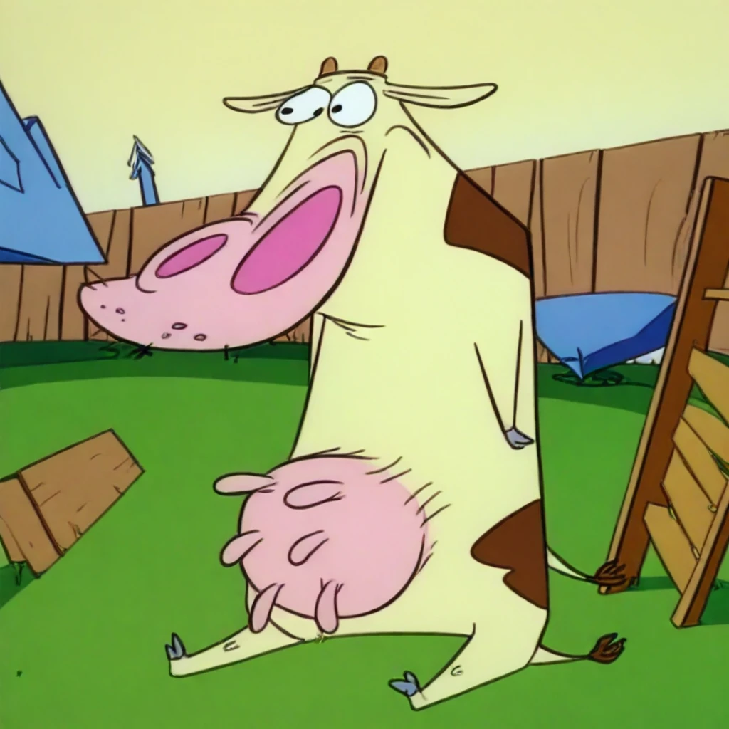 Cow (Cow and Chicken) Illustrious