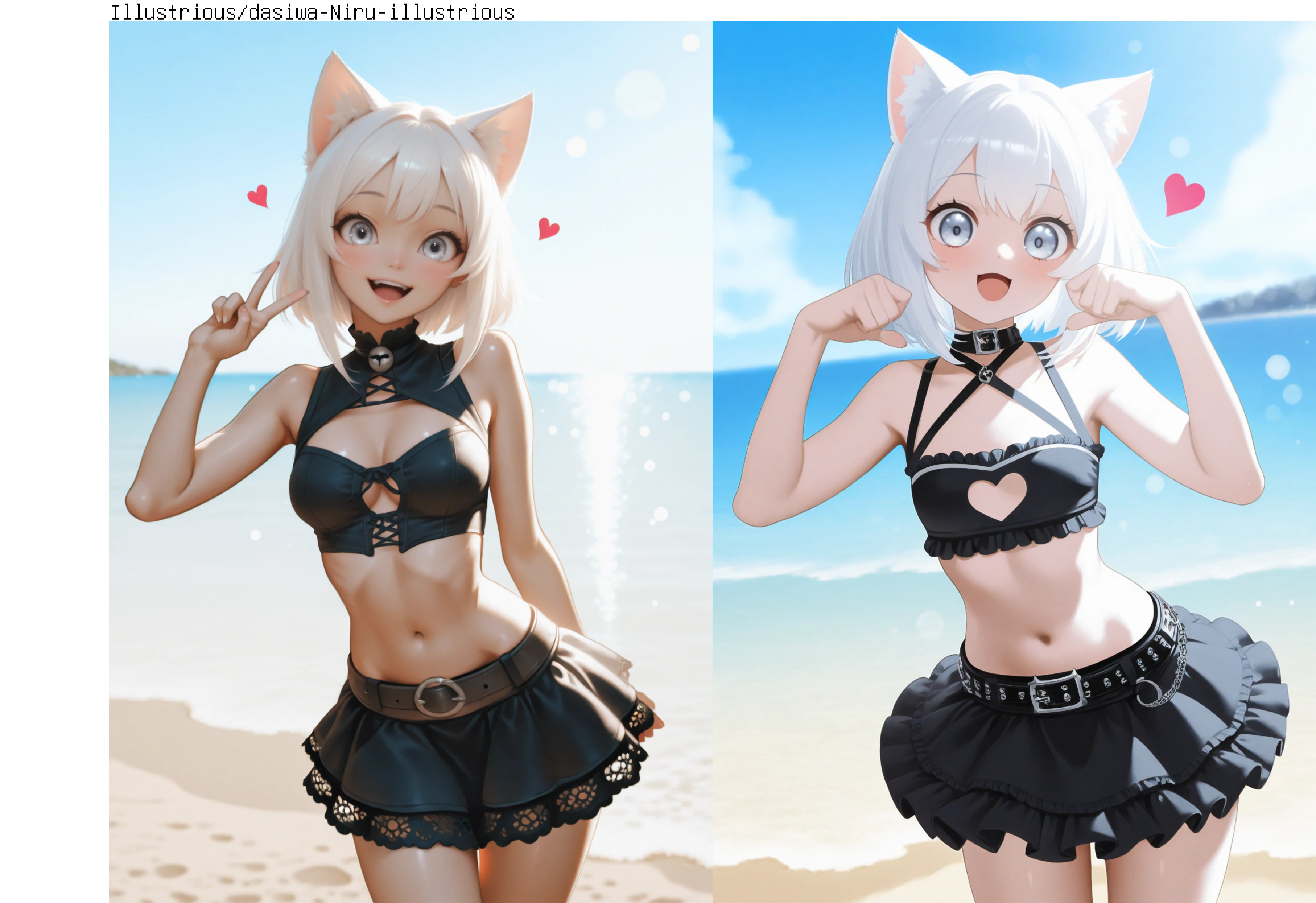 4k, Realista, muito detalhe, 1female, 1girls, long hair, female, blonde hair, blue eyes, cat ears, cat tail, catgirl, choker, female, female focus, female only, fishnets, looking at viewer, small breasts, thigh highs, thighs, elin, TERA, midriff, lewd grin, thong, tube top, view from front, slutty, lewd dance, hip sway, motion lines, detailed cameltoe,