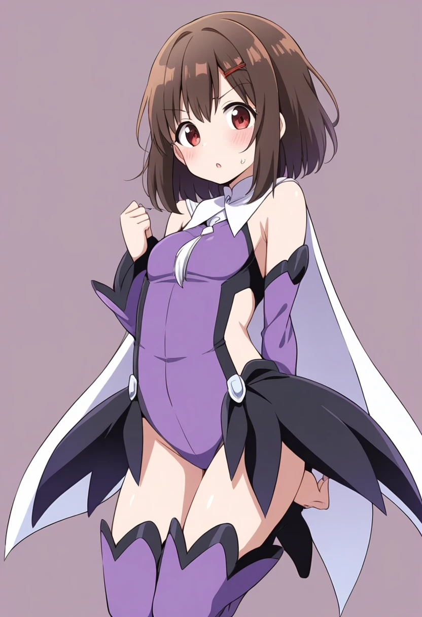 ((ultra detailed)), ((illustration)), beautiful, amazing, (((masterpiece))), mankanshoku mako , 1girl, junketsu, sky, cloud, <lora:mako_V1:1>