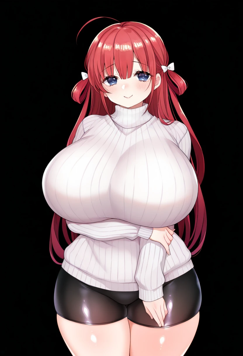One Girl,Precise five fingers,{Knee-high socks}、(((Wide Hips)))、 (((Plump thighs)))、((Big Ass))、(Big Breasts) Embarrassed look,whole body、Sexy pose