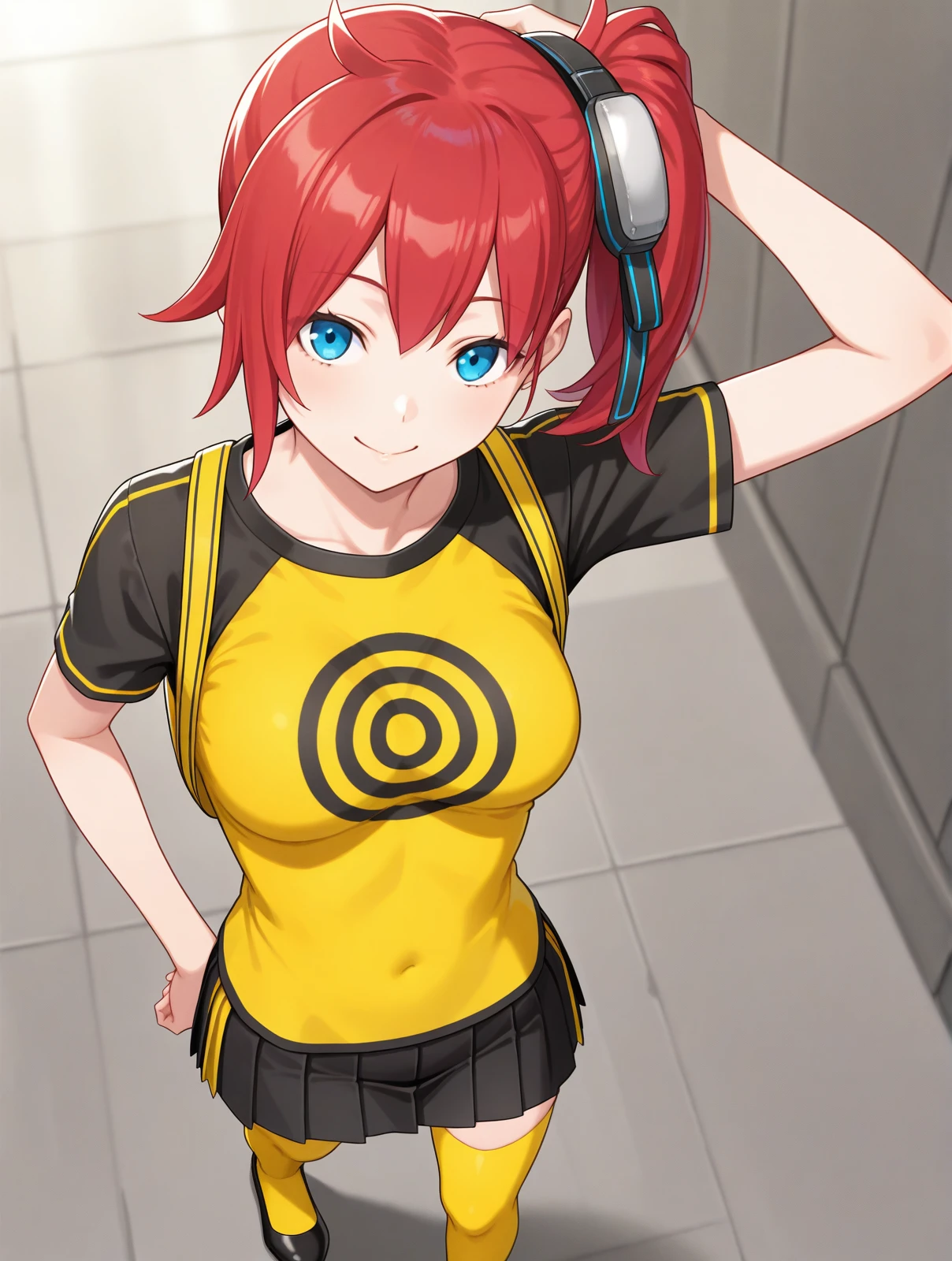 1 female,((Magical Girl 1.5)), slender body, boyish,clavicle, (orange hair), ((mullet hairstyle, extra short 1.2)) , ribbon, Haigre Pose, empty eyes, Eyes glowing purple, No expression, absurd, big breasts, 全身figure, (highest quality、4k、8k、High resolution、must have:1.2)、Super detailed、(reality、realisticです、realistic:1.37)、ticker、hyper hd、studio lighting、ultra definition paint、sharp focus、Physically based rendering、extreme details、Professional specifications、vibrancy and color、blurry、sports portrait、landscape、horror style、anime big breasts、SF、photograph、concept artist、five fingers, perfect body, {{{masterpiece}}}, {{{highest quality}}}, {{super detailed}}, {figure}, {{very delicate and beautiful}},Promoting cost performance、all roles、Canon 5D MK4でphotograph、sprinkle、photograph,