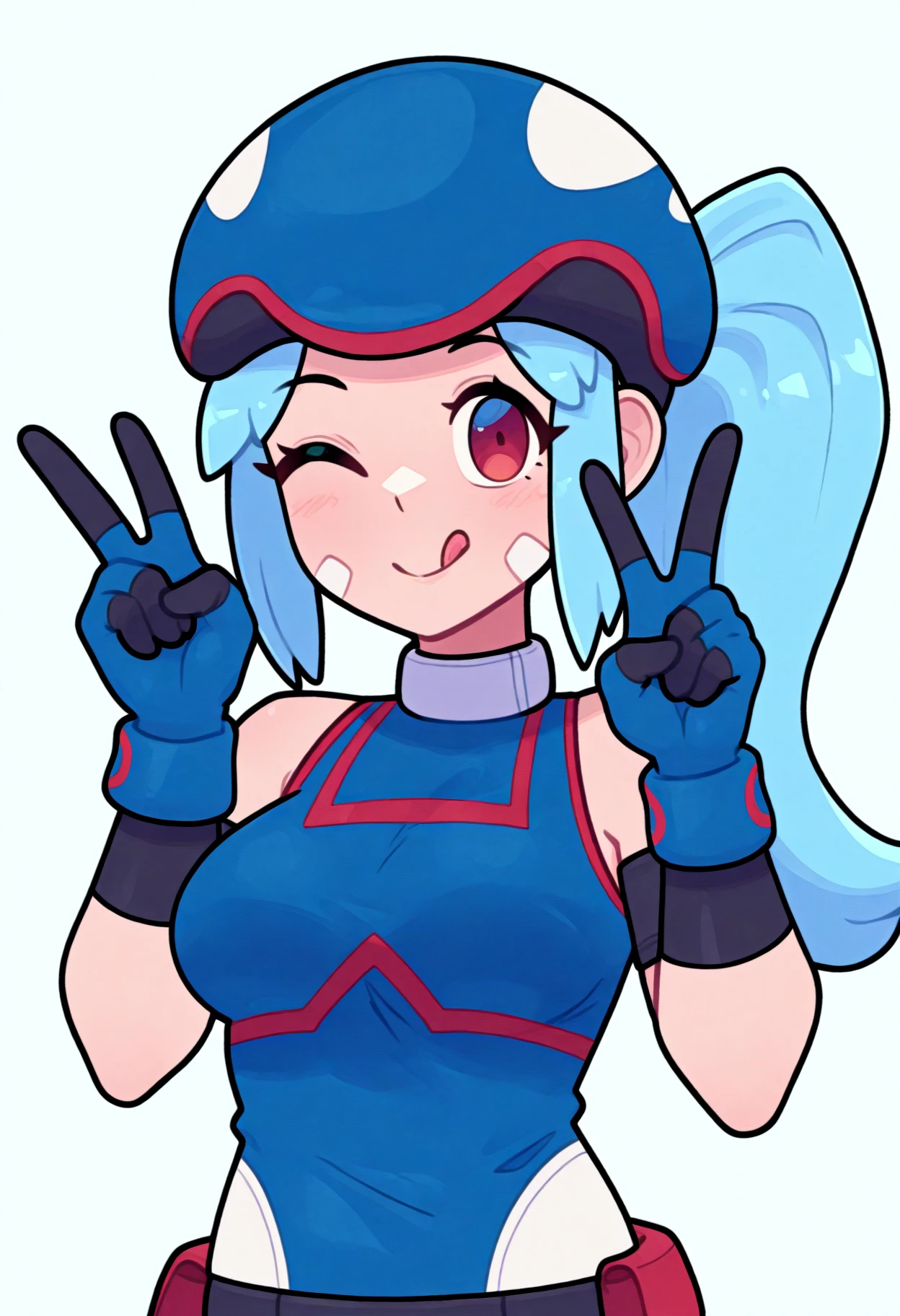 A teenage girl with an XJ-9 robot