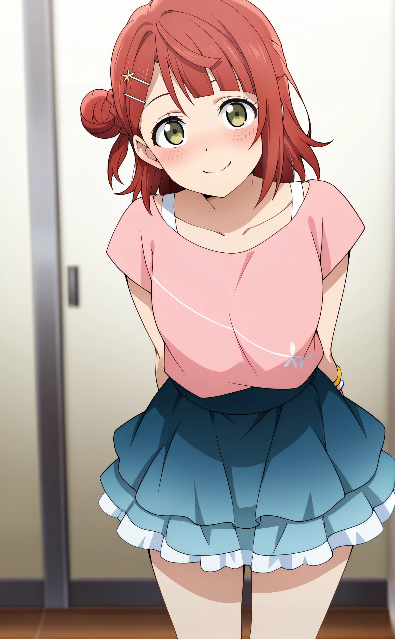 Full body, Full body illustration, Best illustration, Elementary school, (((best quality)), ((Masterpiece)), (Details: 1.4), Anatomical, Award-winning concept art, Beautiful, Fine details, Portrait, Look at the viewer, ((full body view)), 1 girl, Full body, Solo, 3 years old, Idol, Child actor, Golden and brown hair, Short hair, Blue and pink eyes, Big eyes, Vine Peta, Cute ruffled underwear, panties, skirt, white panties, wet, shirt, wet clothes, skirt lift, blush, classroom, navel, clothes lift,simple background, lift yourself, show bra, idle fashion, ruffles, look away, short sleeve, loli, skinny, elementary school, last scene of the movie, loli, child, cute, young, juvenile, young appearance, fantastic visual depiction, professional effects, beautiful girl, petite girl, see-through material, uneven, absurd,